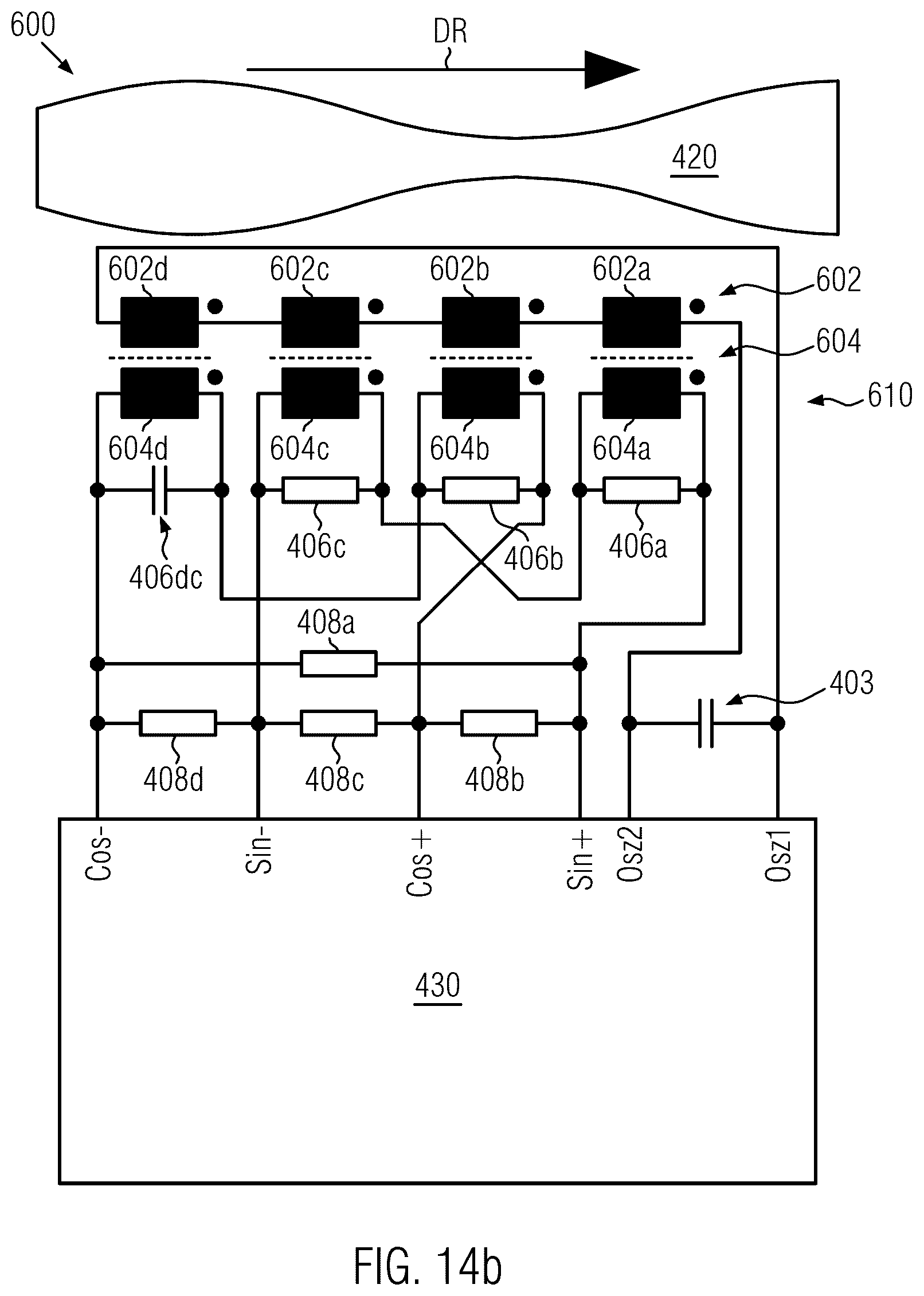 Patent US12613111 Figure 12 – Detection device for a position sensor and detection system comprising such a detection device