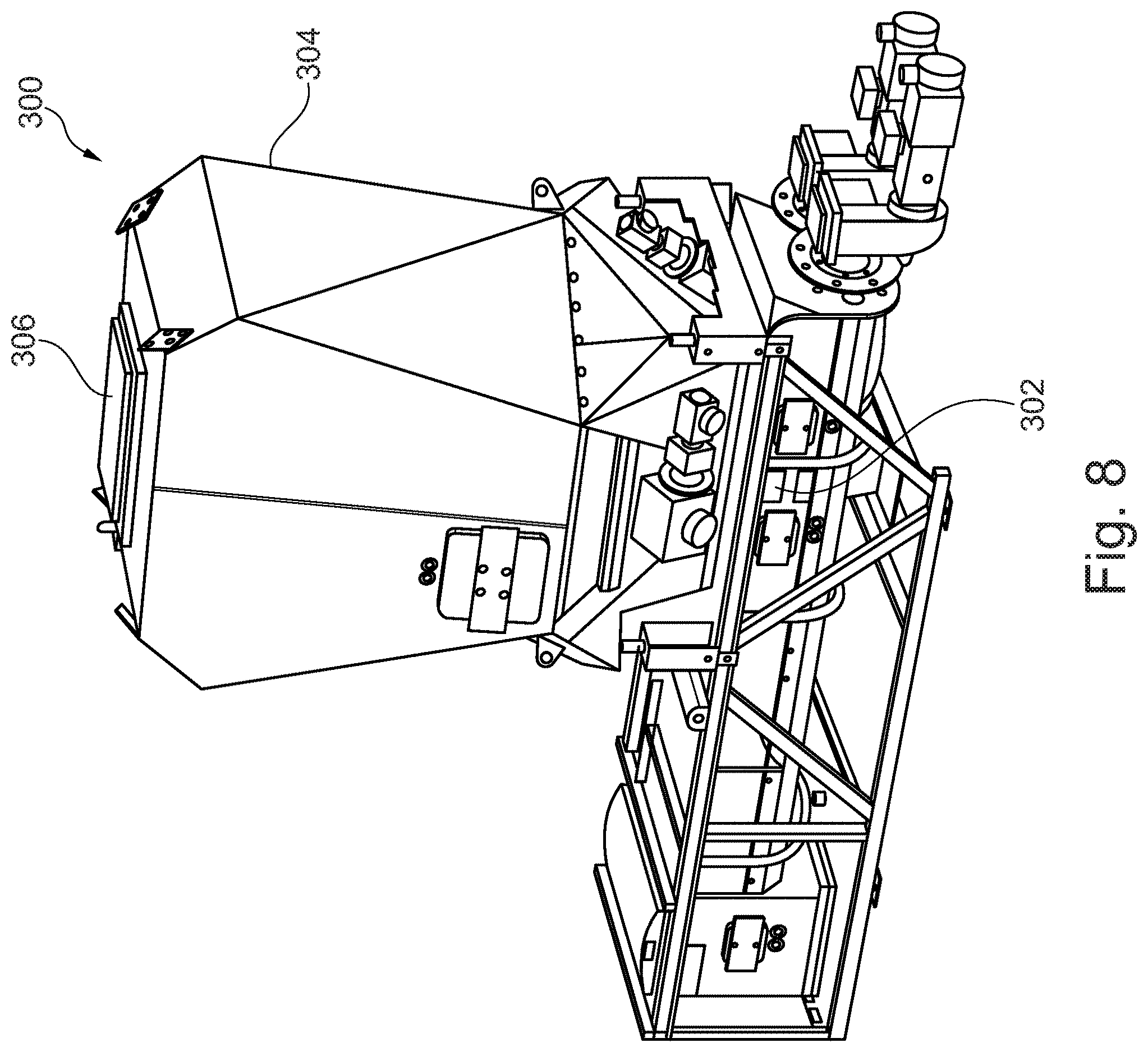 Patent US12613120 Figure 8 – Material feeding apparatus and method