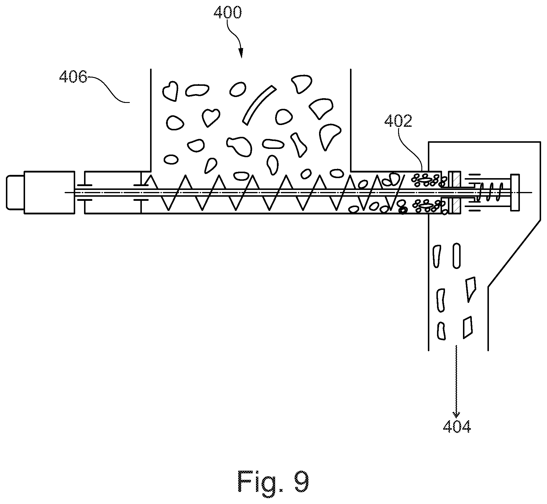Patent US12613120 Figure 9 – Material feeding apparatus and method