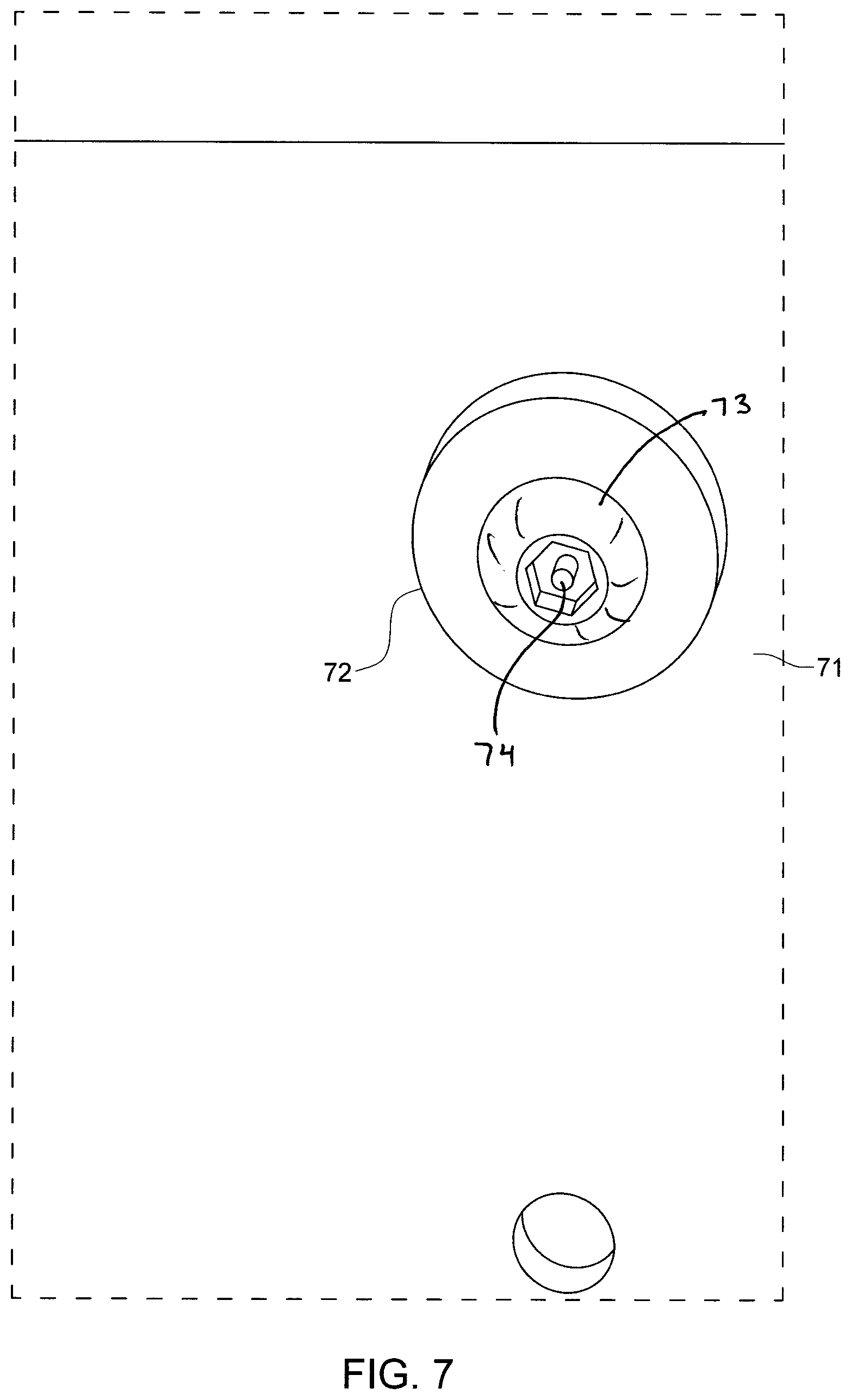 Patent US12613121 Figure 7 – Securement system for wireless water meter connected to hydrant