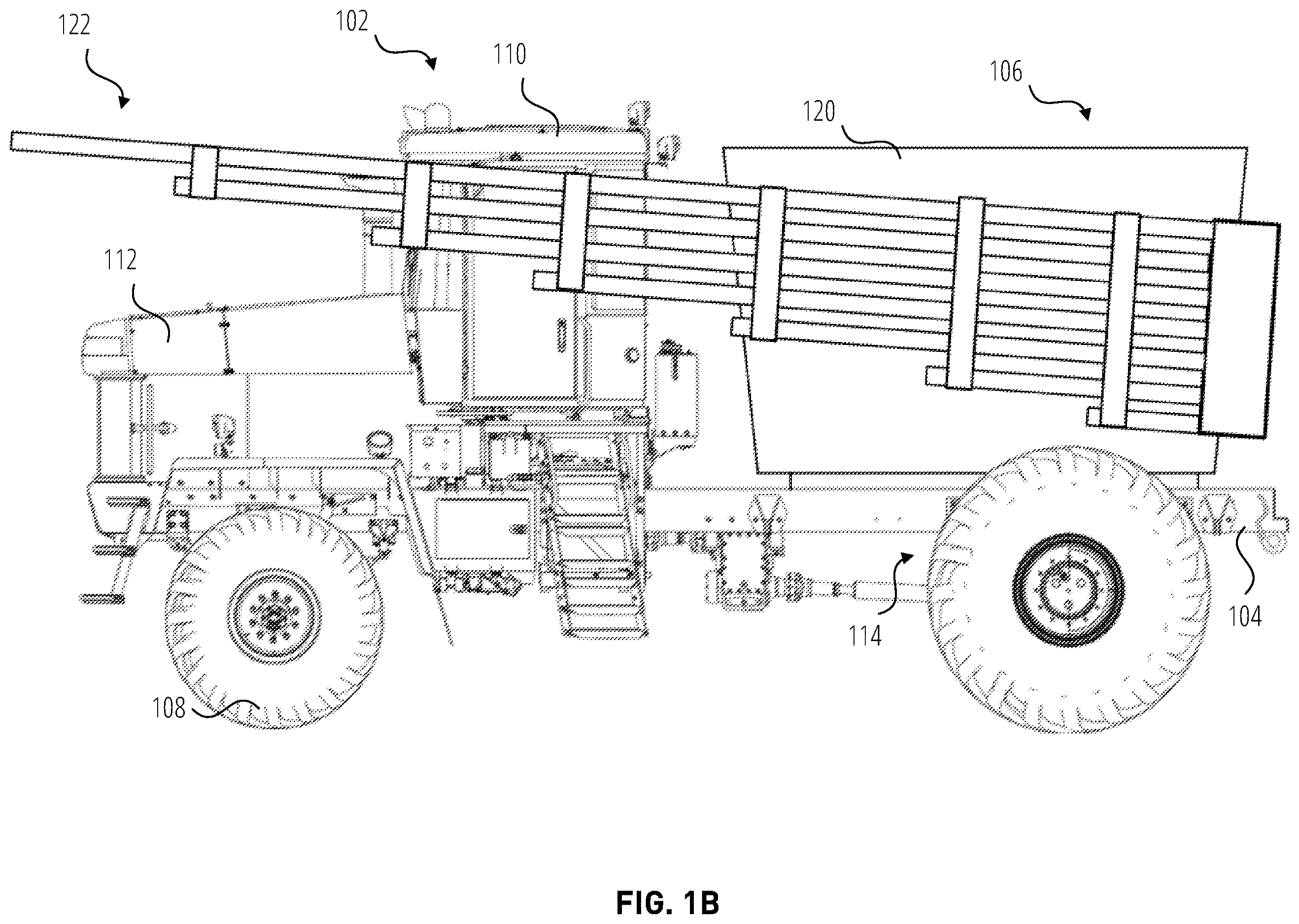 Patent US12613123 Figure 2 – Volume determination system, a vehicle having a volume determination system, and methods of operating such a vehicle