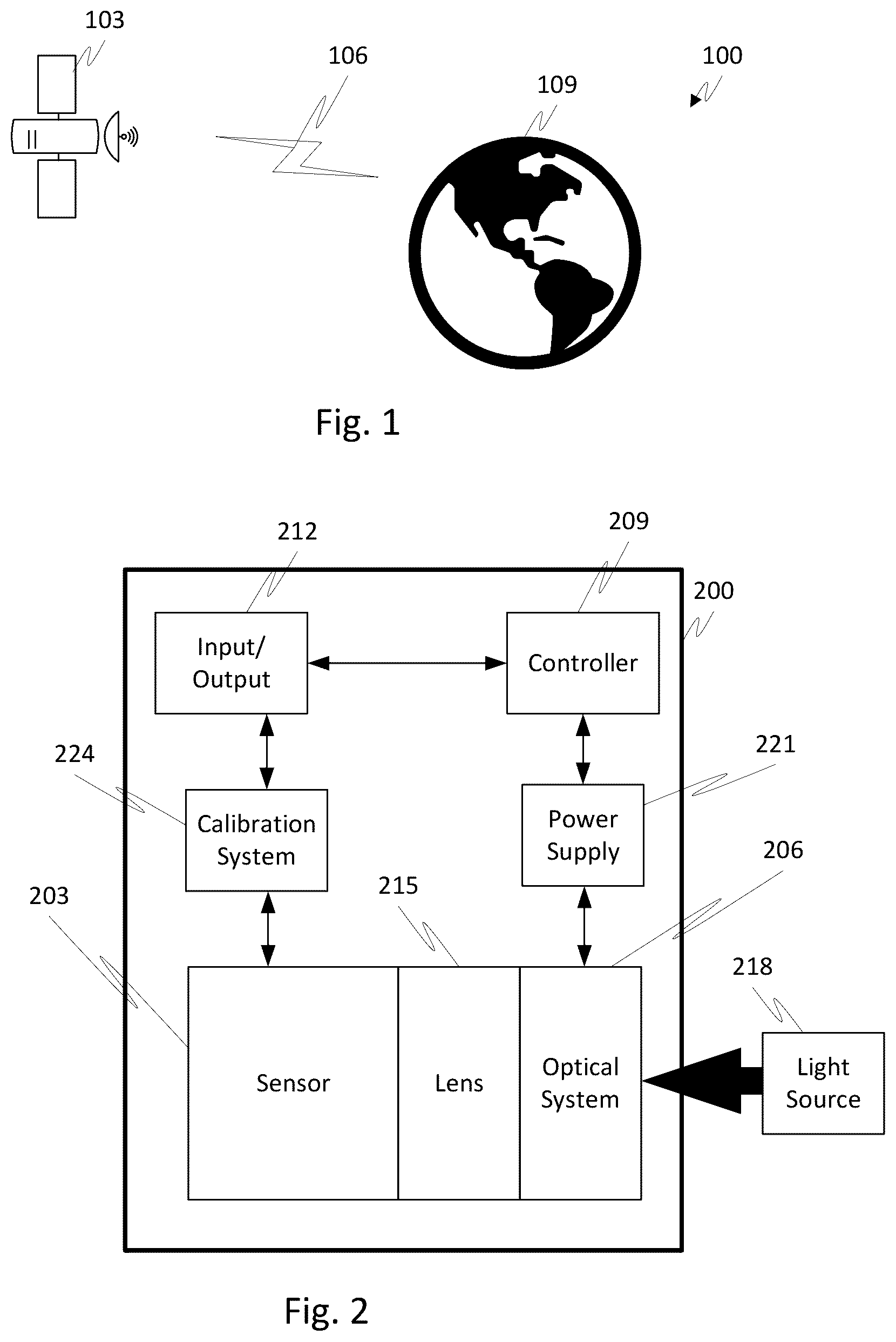 Patent US12613132 Figure 1 – Systems and methods of sensor calibration using switchable in-path optical diffuser