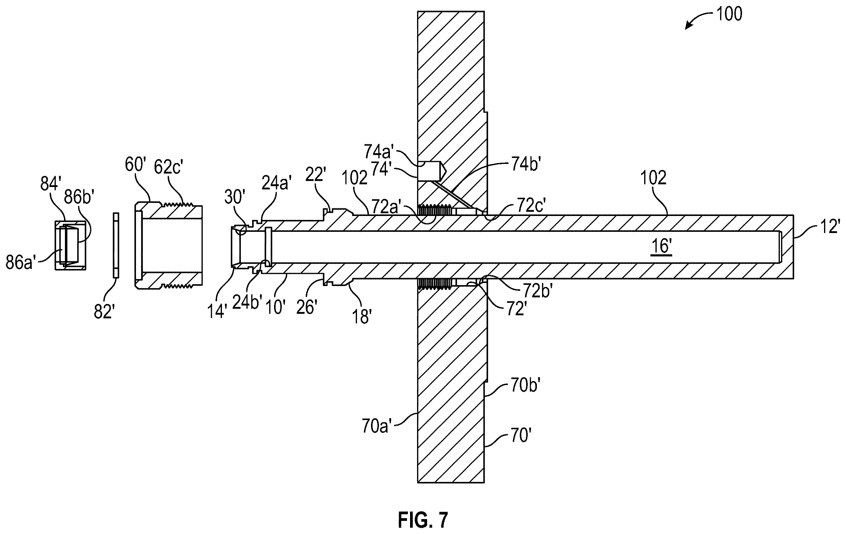 Patent US12613141 Figure 6 – Conical seal fitting and assemblies therewith