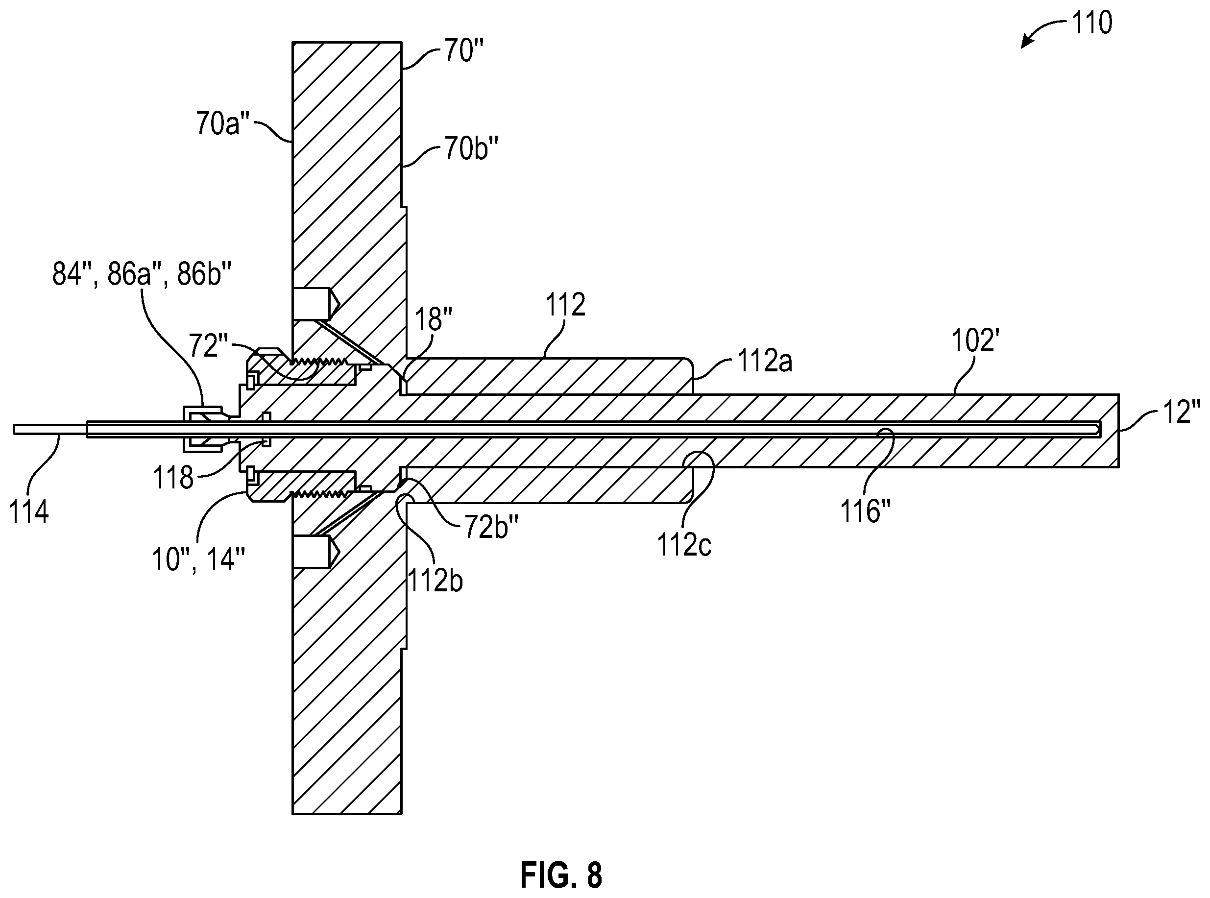 Patent US12613141 Figure 8 – Conical seal fitting and assemblies therewith