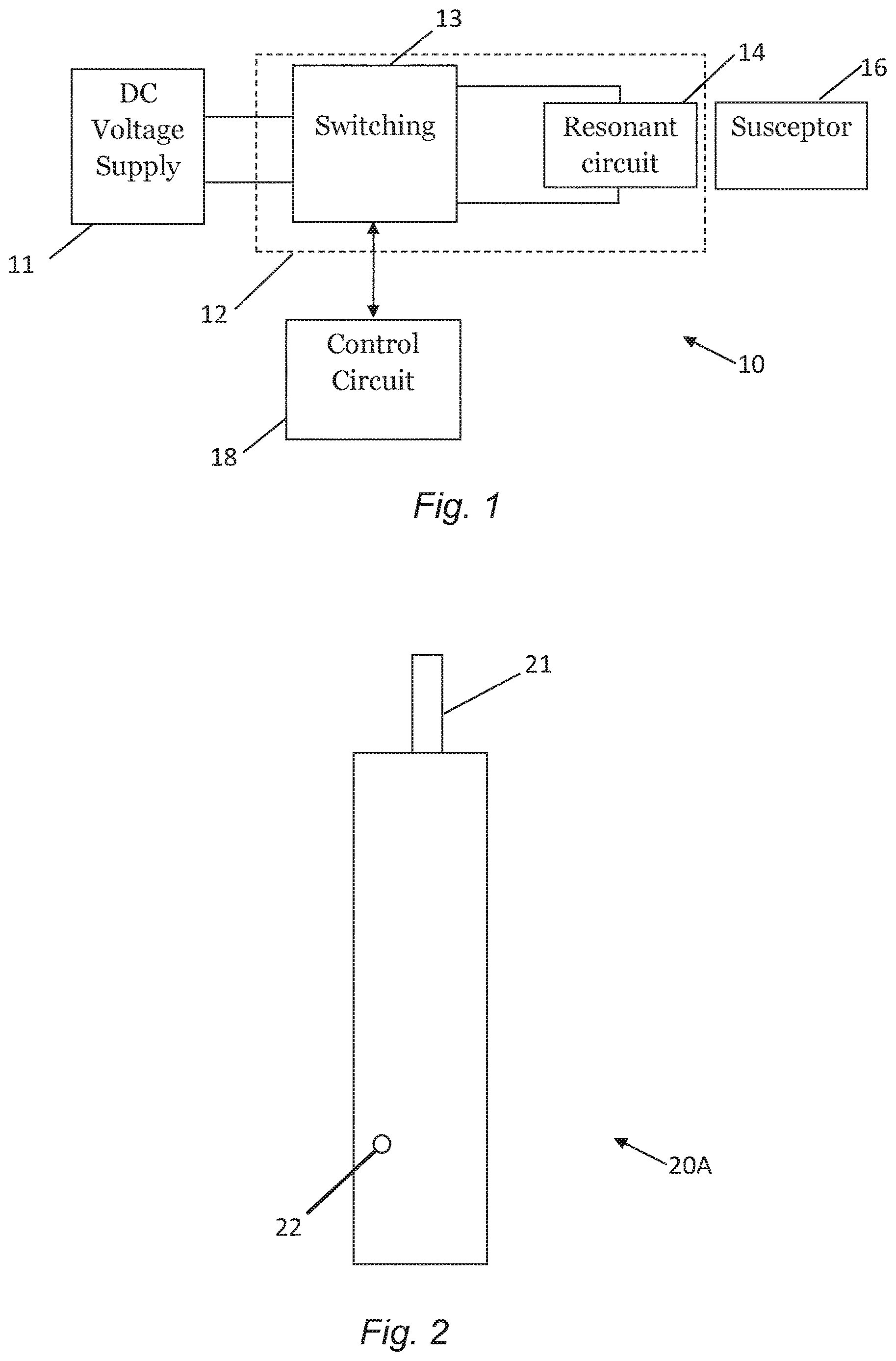 Patent US12613145 Figure 1 – Temperature estimation of a susceptor of an aerosol generating device