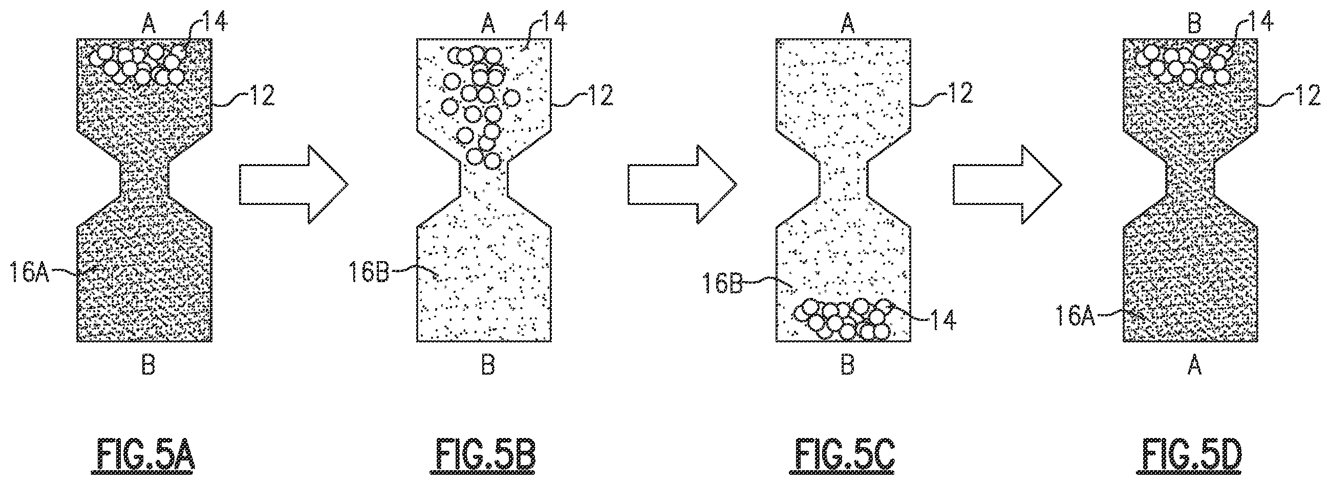 Patent US12613147 Figure 5 – Temperature sensing with particles in medium material