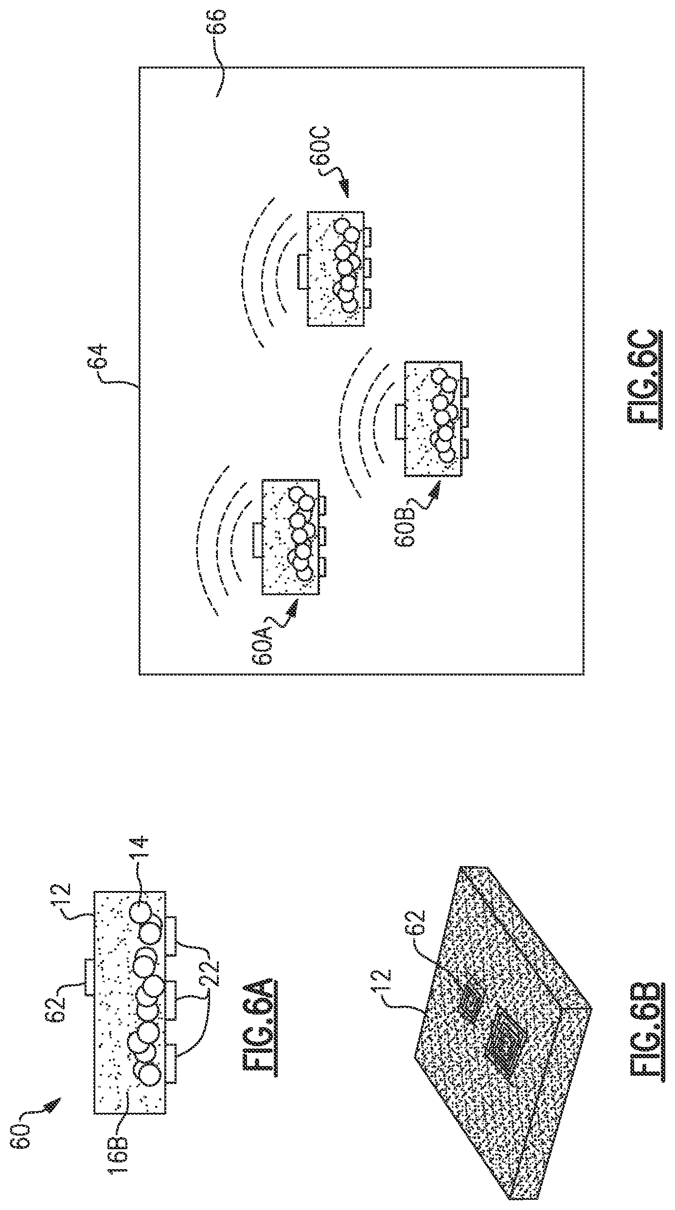 Patent US12613147 Figure 8 – Temperature sensing with particles in medium material
