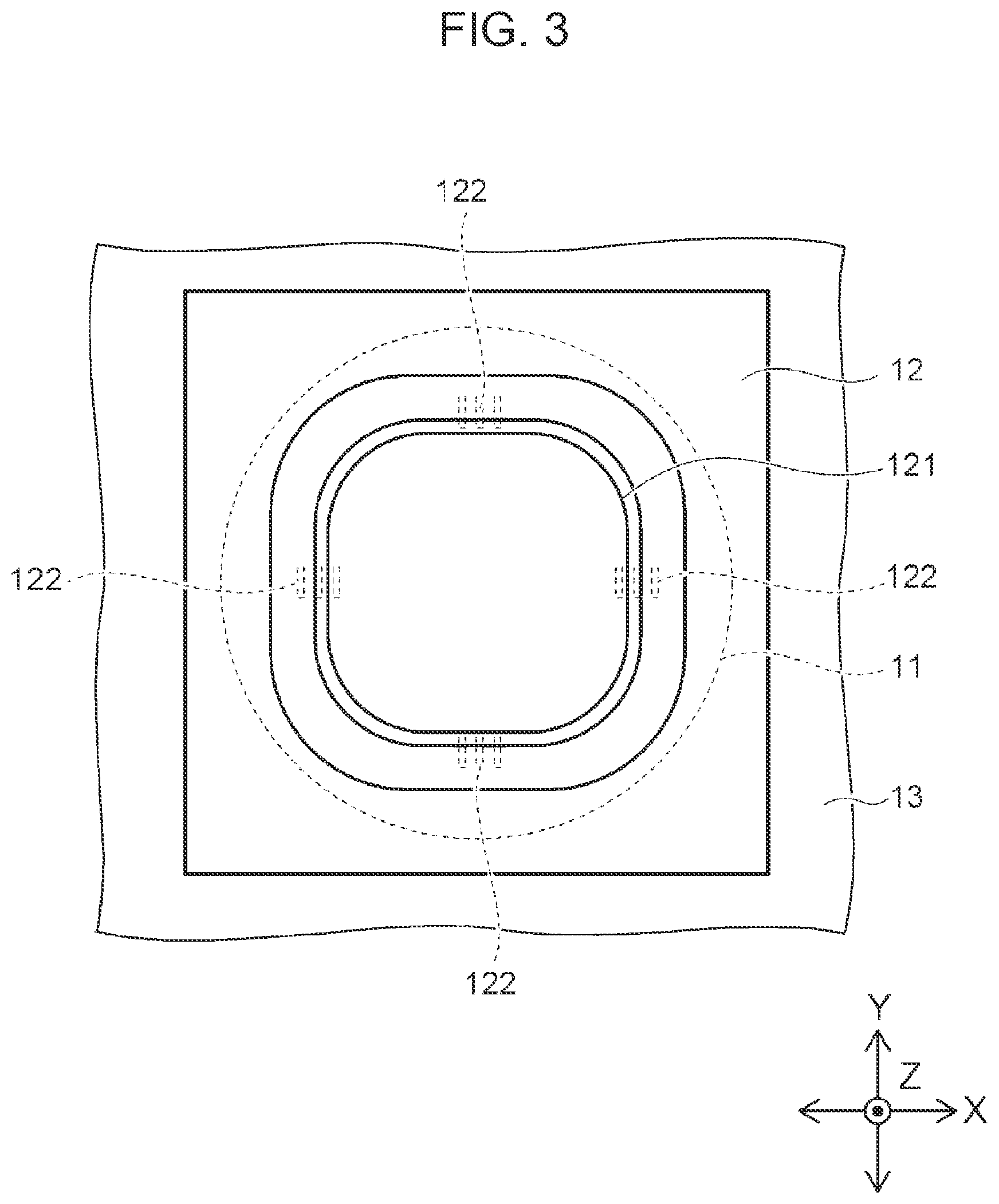 Patent US12613150 Figure 3 – Load sensing apparatus with pressing member having elastic member and rigid pressing portion