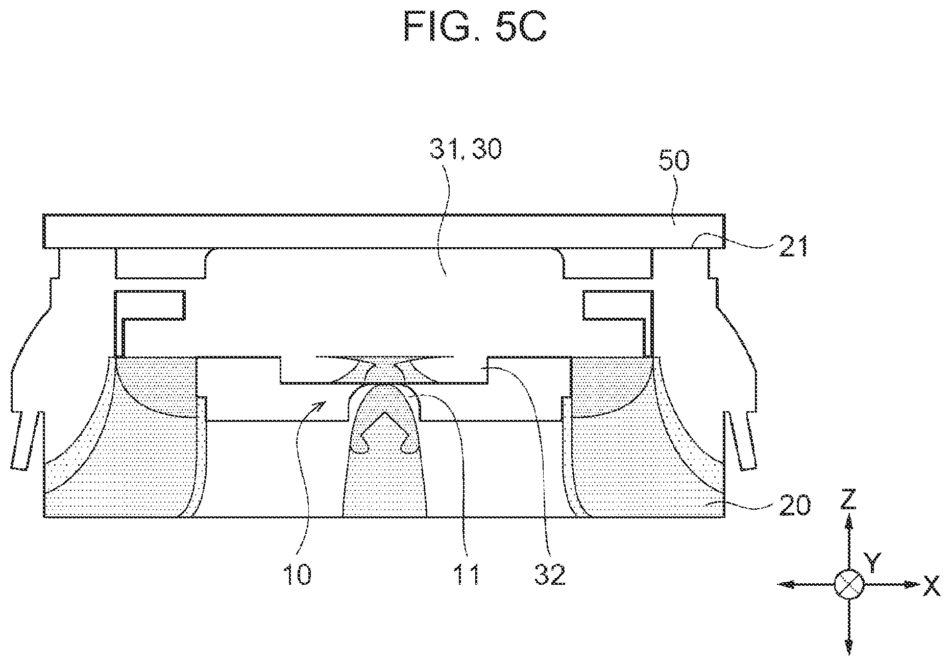 Patent US12613150 Figure 7 – Load sensing apparatus with pressing member having elastic member and rigid pressing portion