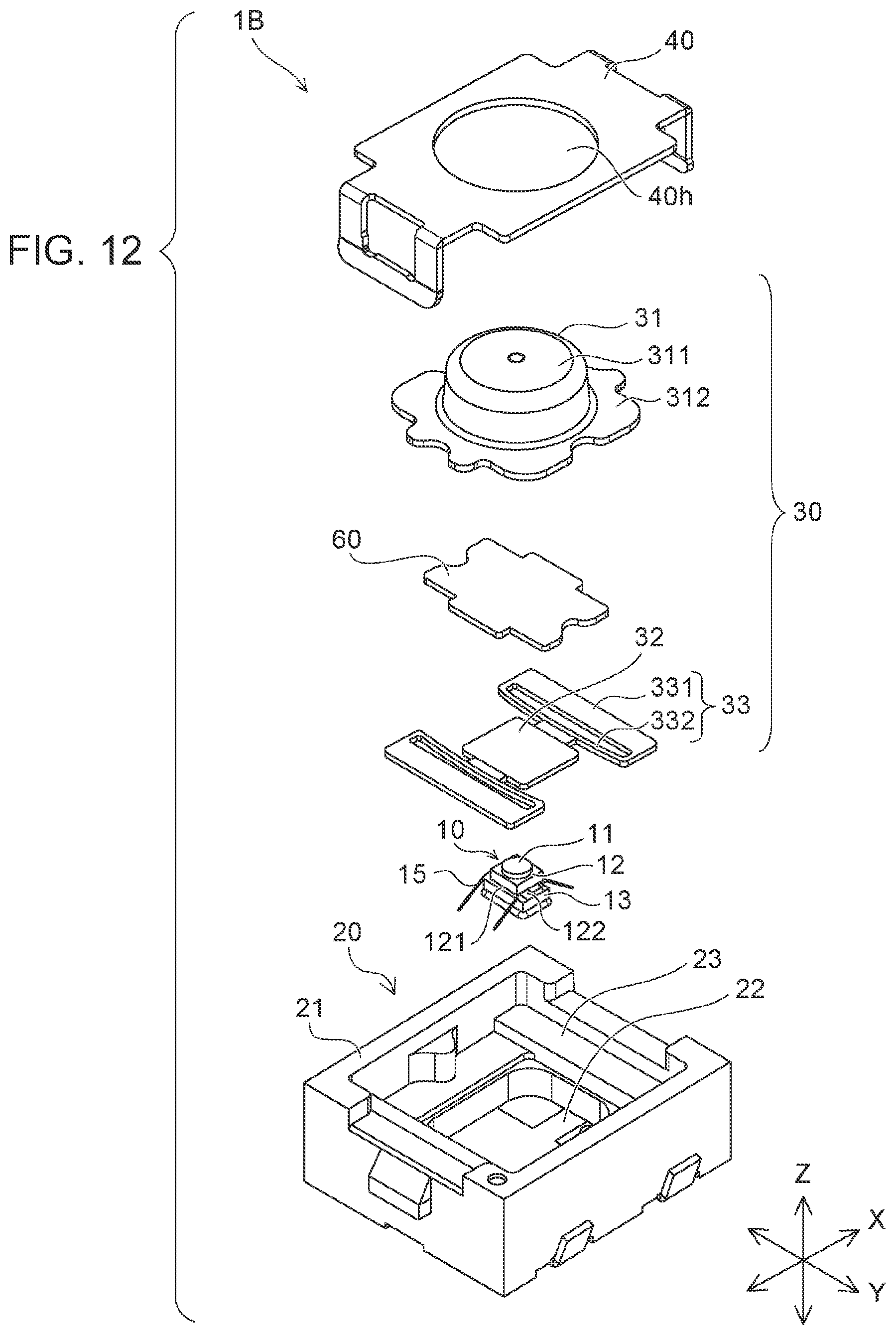 Patent US12613150 Figure 16 – Load sensing apparatus with pressing member having elastic member and rigid pressing portion