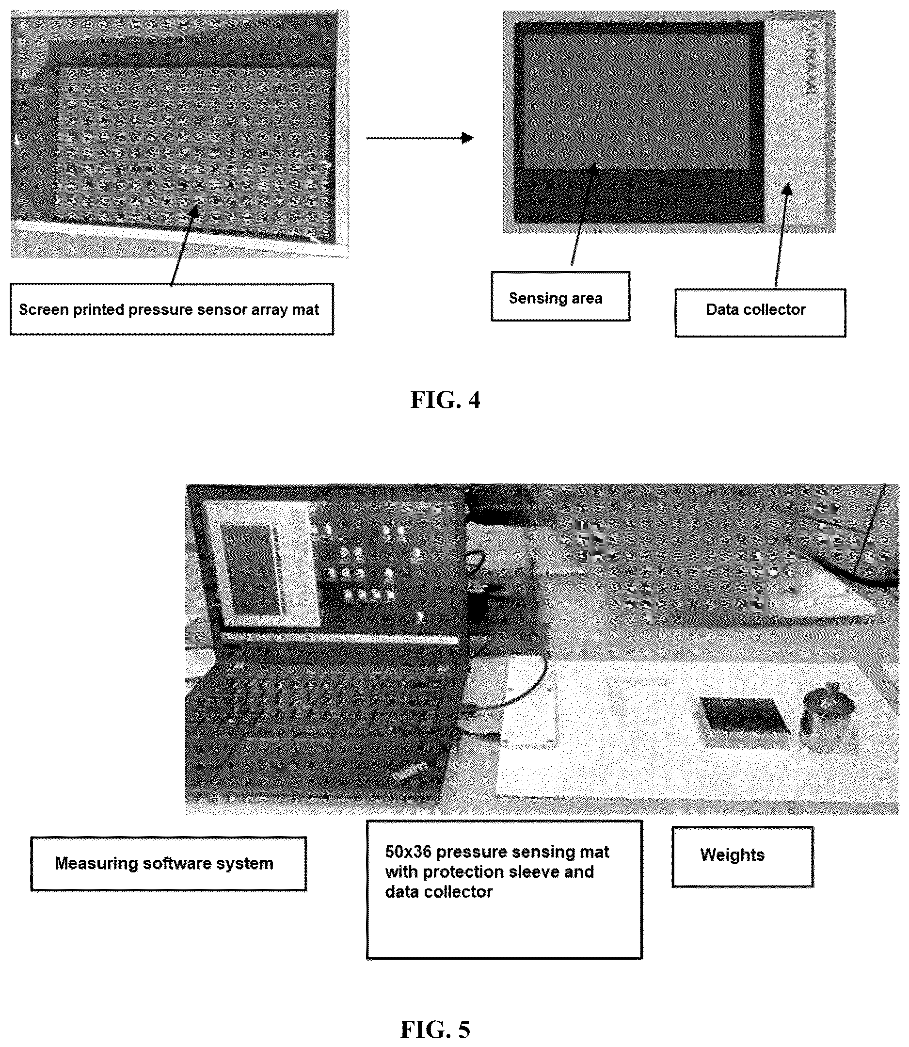 Patent US12613151 Figure 4 – High sensitivity, wide range and any size printed pressure distribution monitoring ultrathin flexible mat system