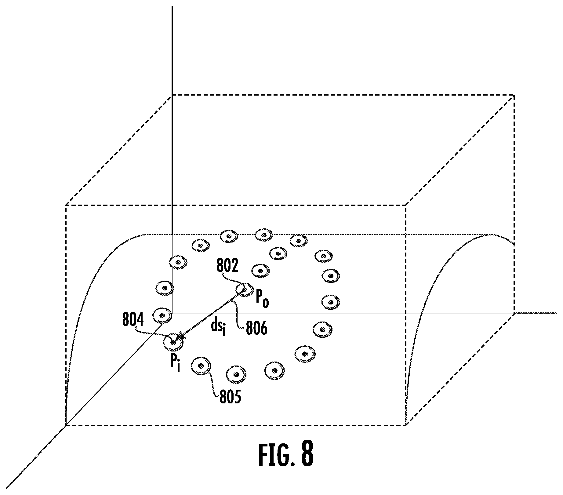 Patent US12613152 Figure 8 – Methods, systems, and computer readable media for utilizing digital replication to measure structural deformation