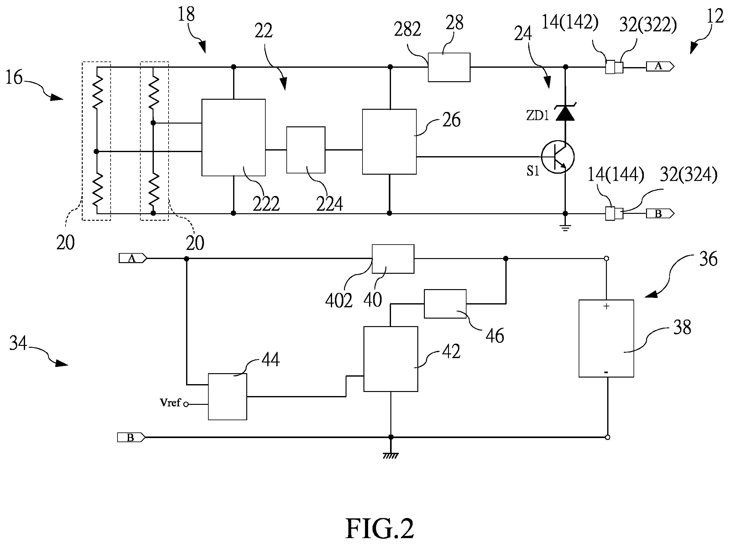Patent US12613153 Figure 2 – Torque detection device and torque detection assembly