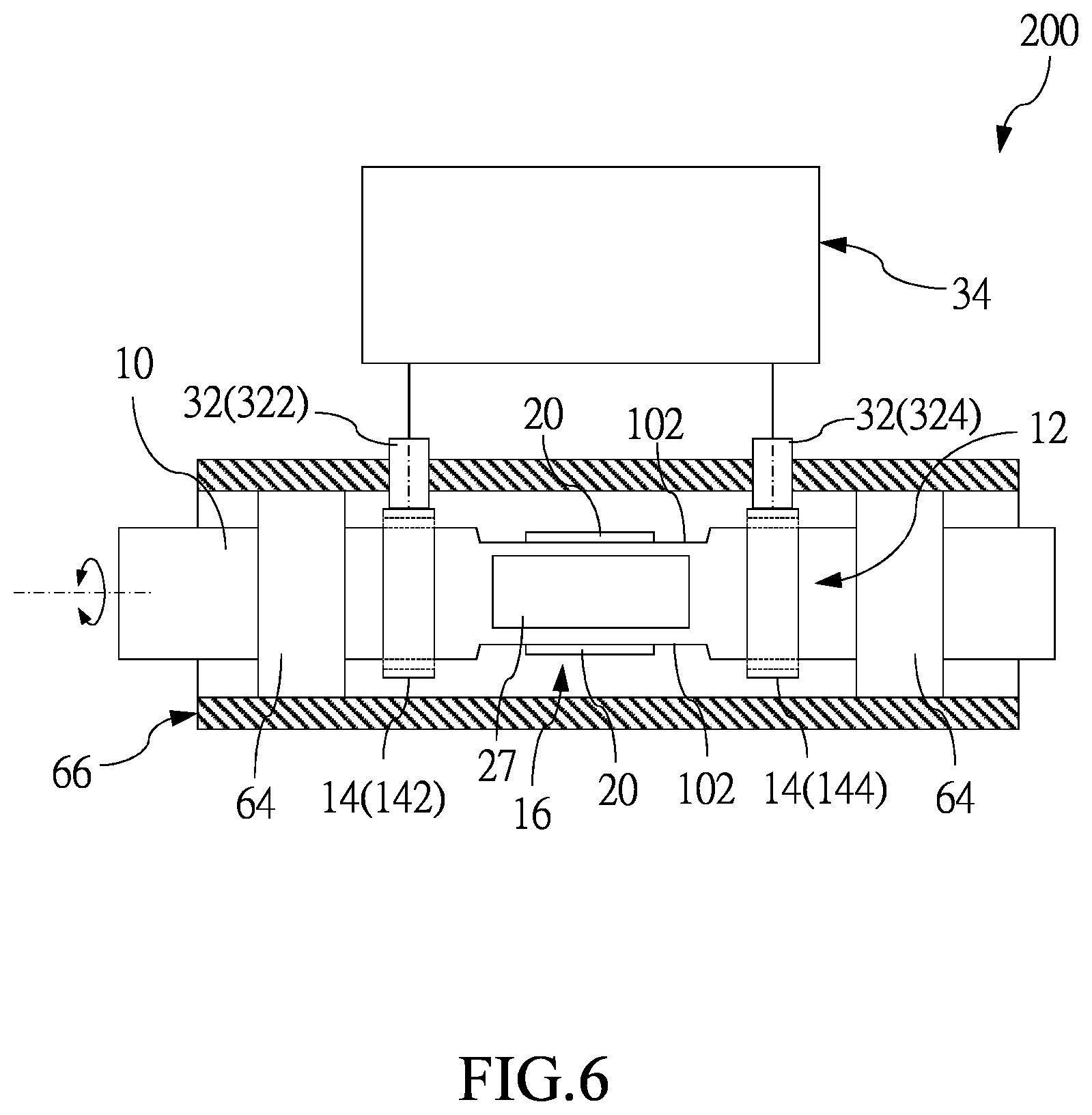 Patent US12613153 Figure 6 – Torque detection device and torque detection assembly