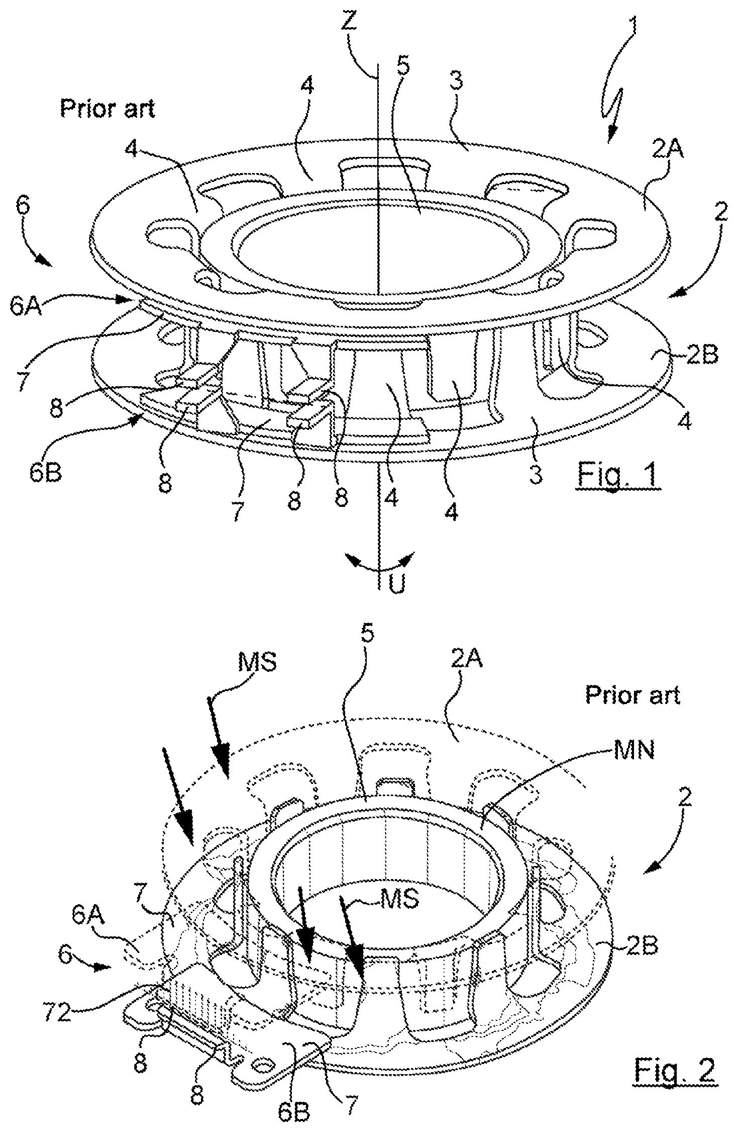 Patent US12613155 Figure 1 – Torque sensor device, flux guide assembly, and flux guide