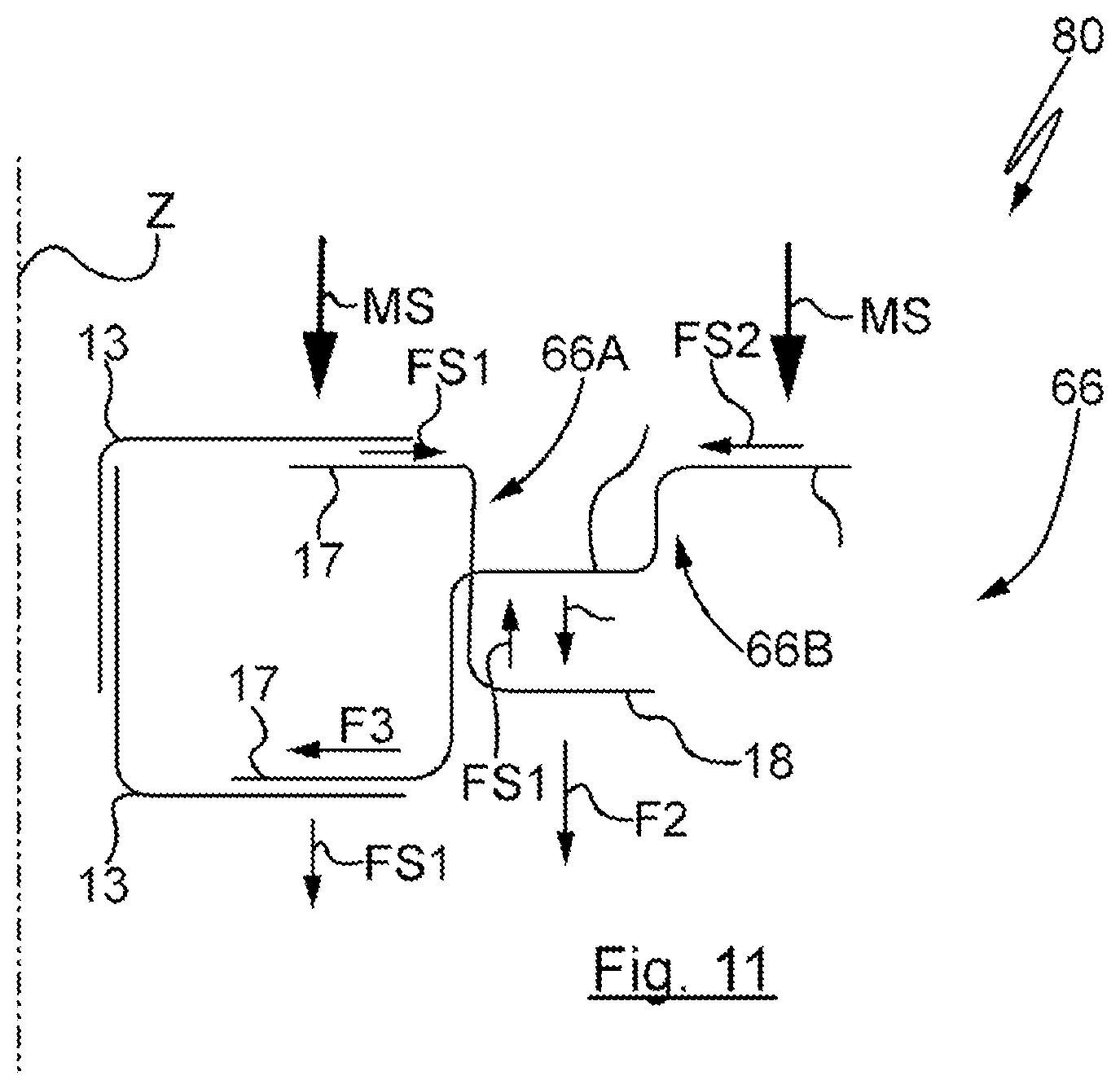 Patent US12613155 Figure 11 – Torque sensor device, flux guide assembly, and flux guide