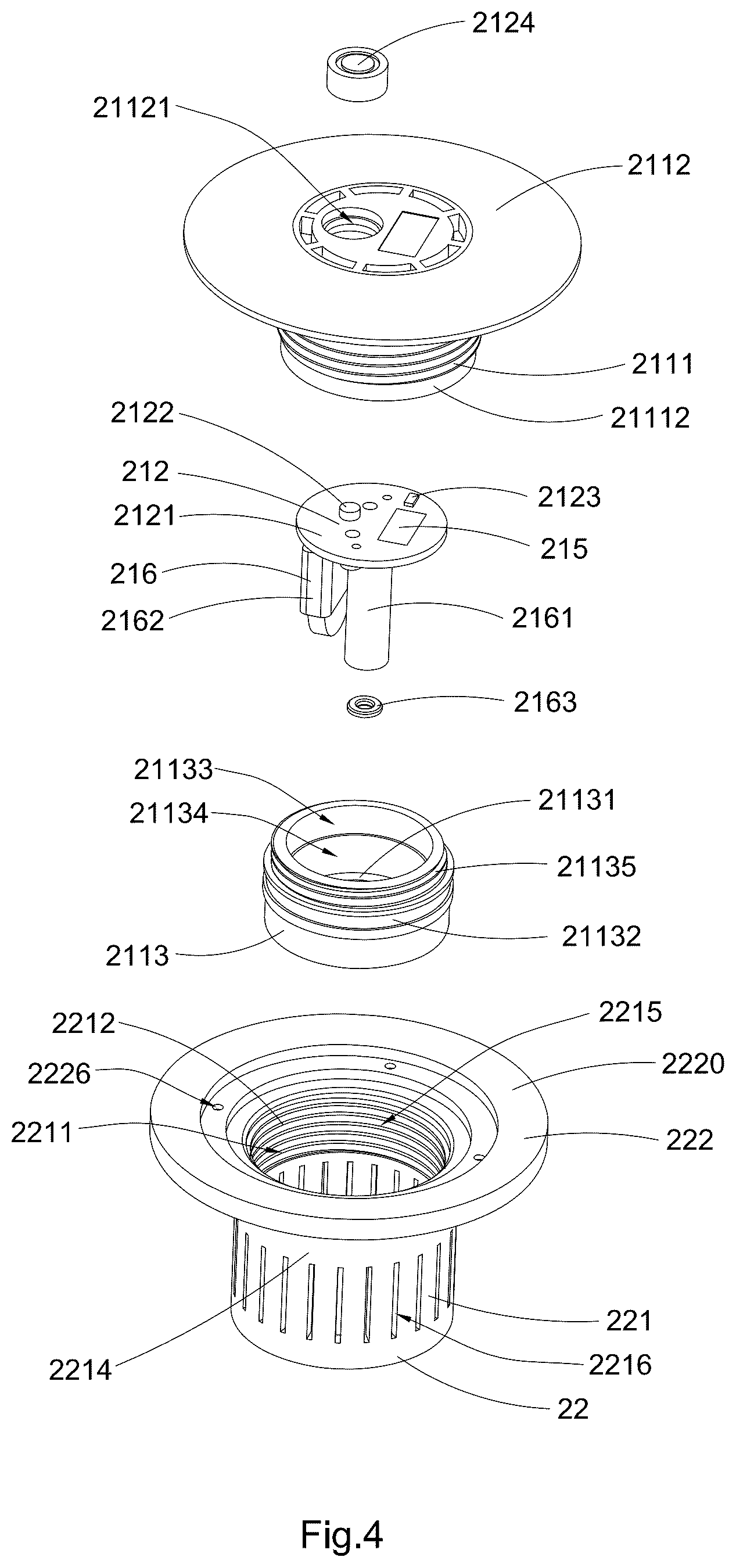 Patent US12613157 Figure 4 – Inflatable water sports apparatus with electronic barometer device