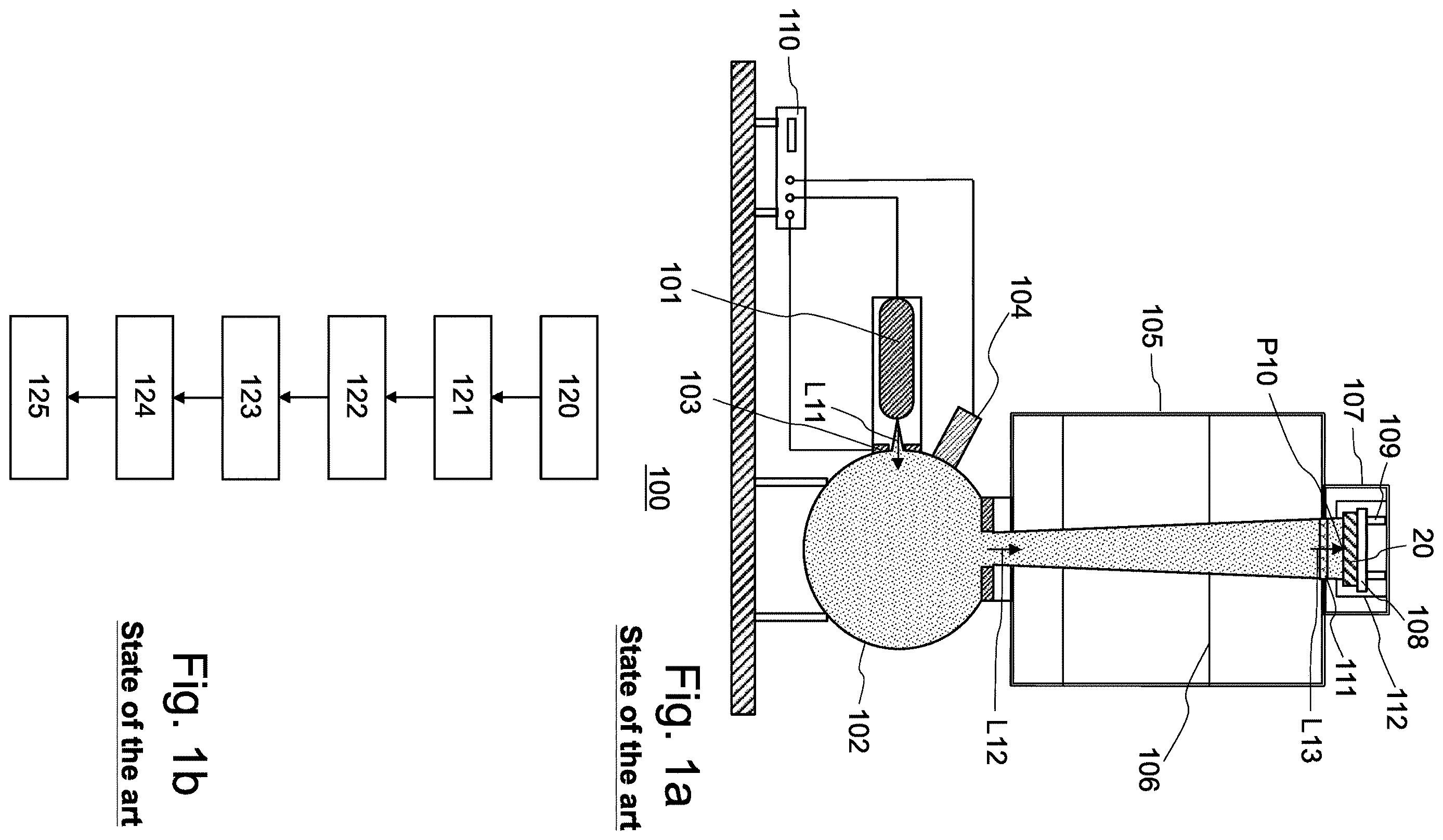 Patent US12613160 Figure 1 – Device for measuring the performance of an optical detector, and associated measuring method