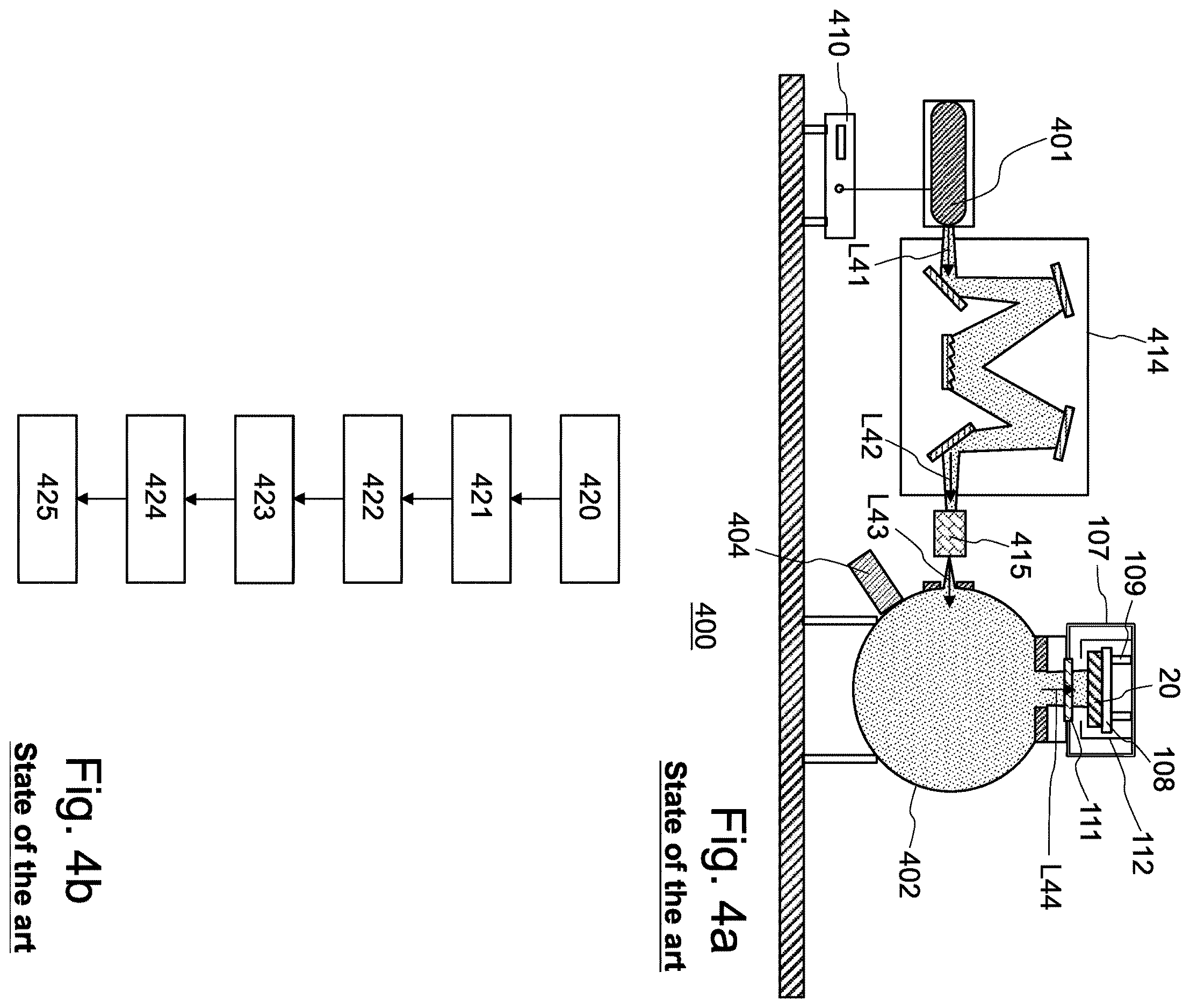 Patent US12613160 Figure 4 – Device for measuring the performance of an optical detector, and associated measuring method