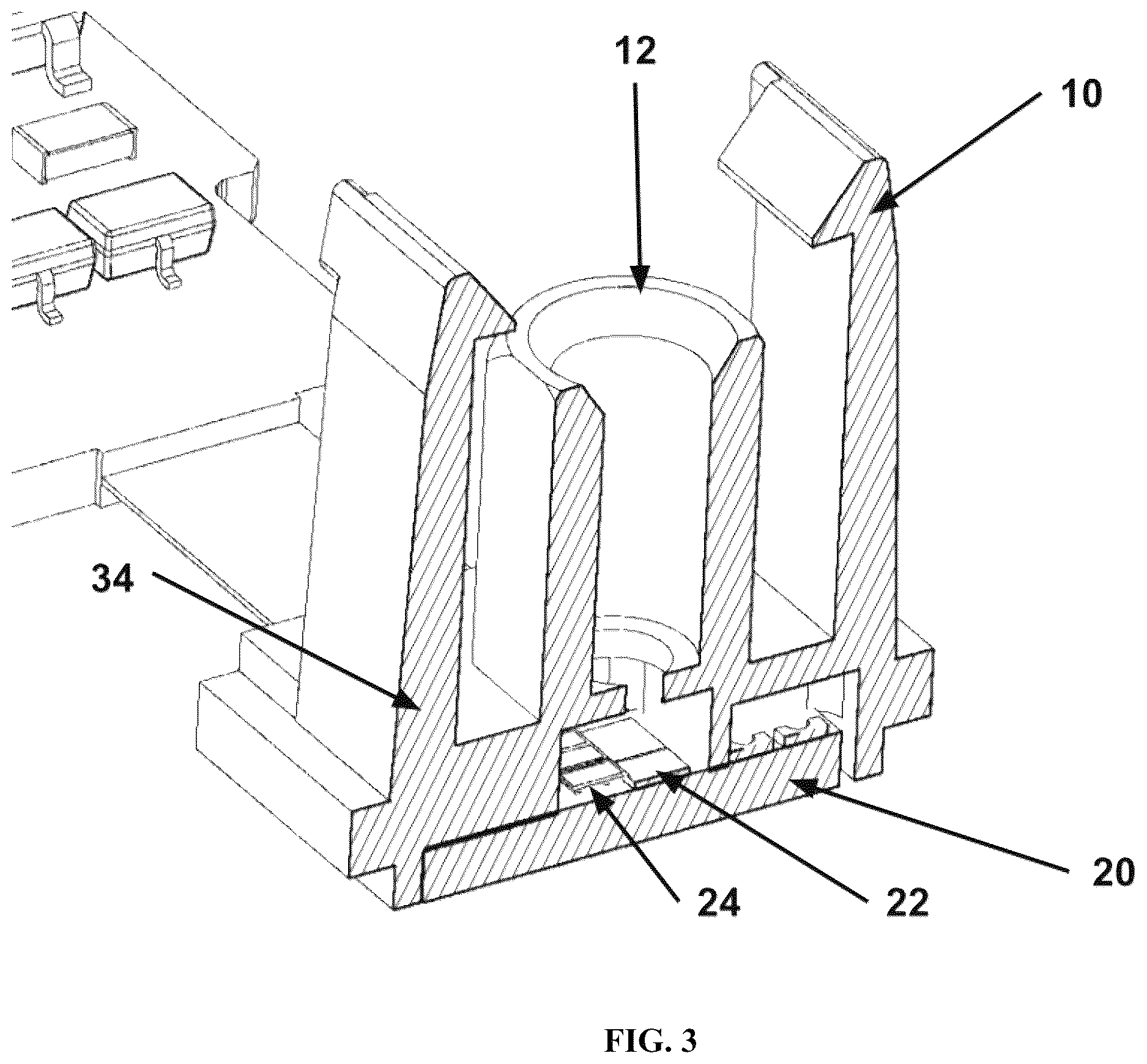 Patent US12613161 Figure 2 – Photoluminescent temperature measurement system