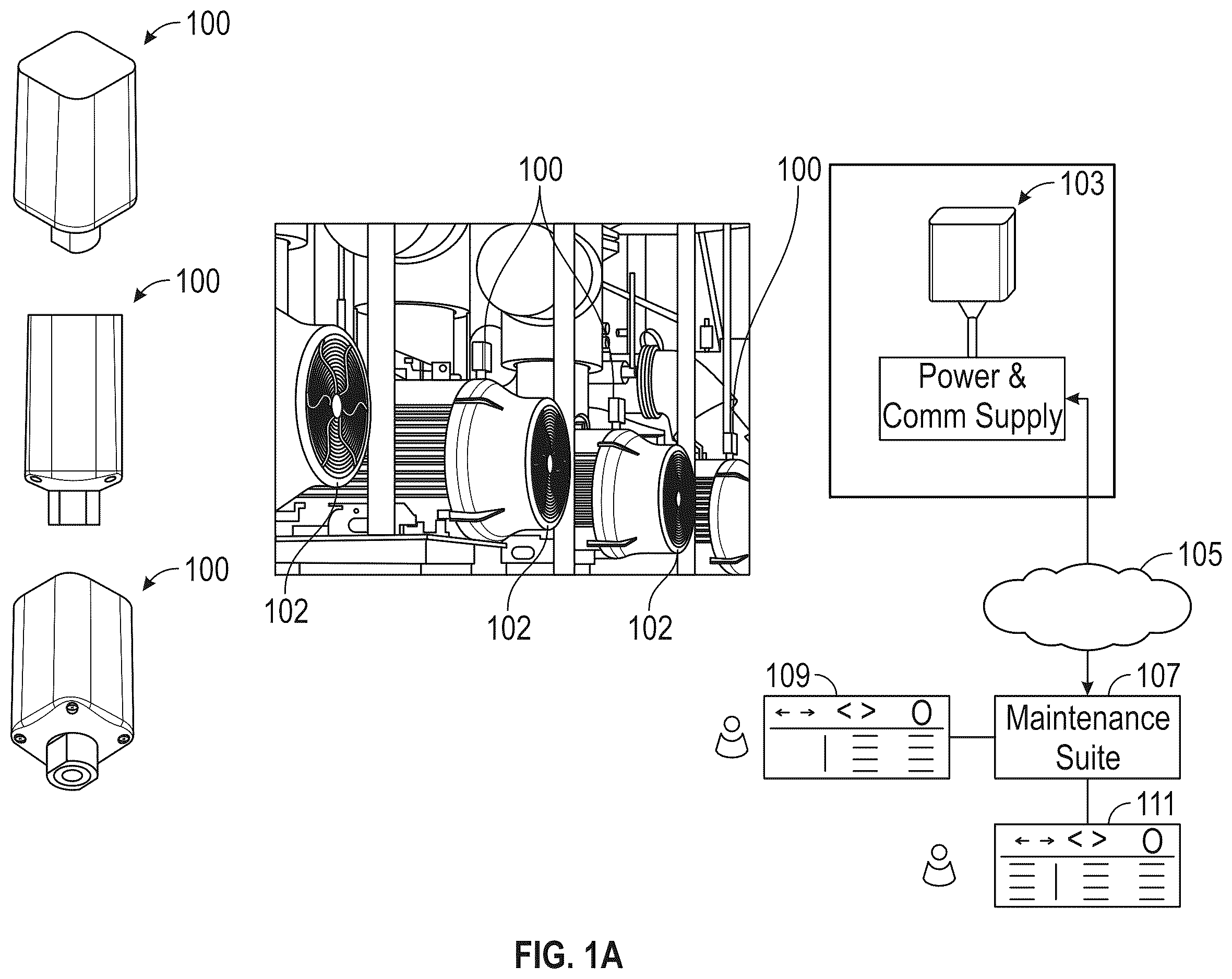 Patent US12613164 Figure 1 – Post-operative longitudinal failure analysis using obtained sensor data of a physical machine