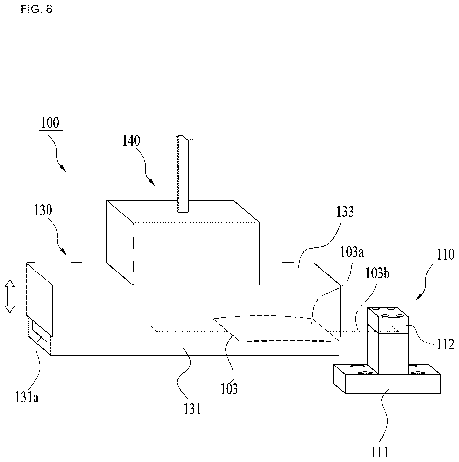 Patent US12613171 Figure 6 – Battery cell strength test jig and battery cell strength test device