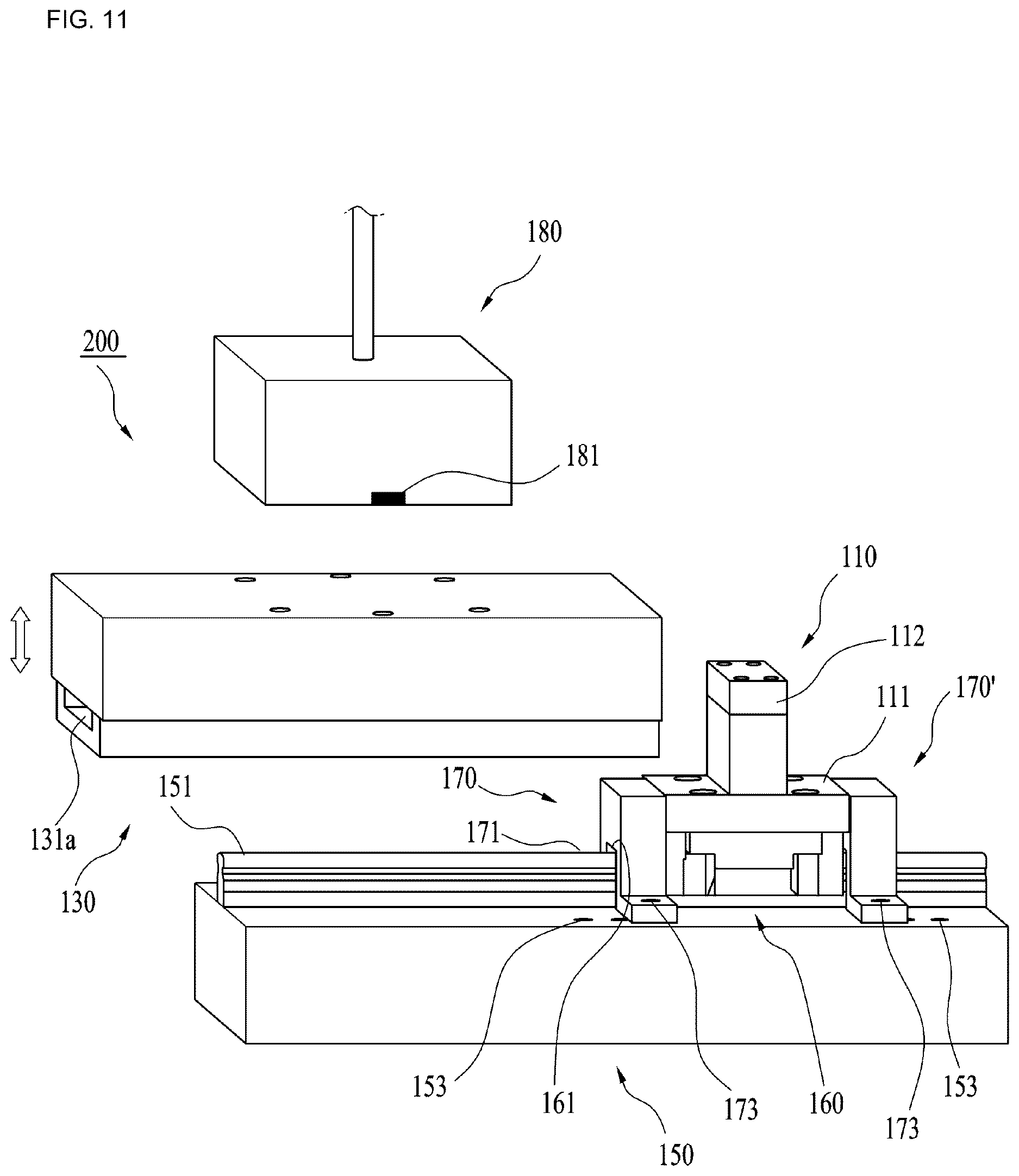 Patent US12613171 Figure 11 – Battery cell strength test jig and battery cell strength test device