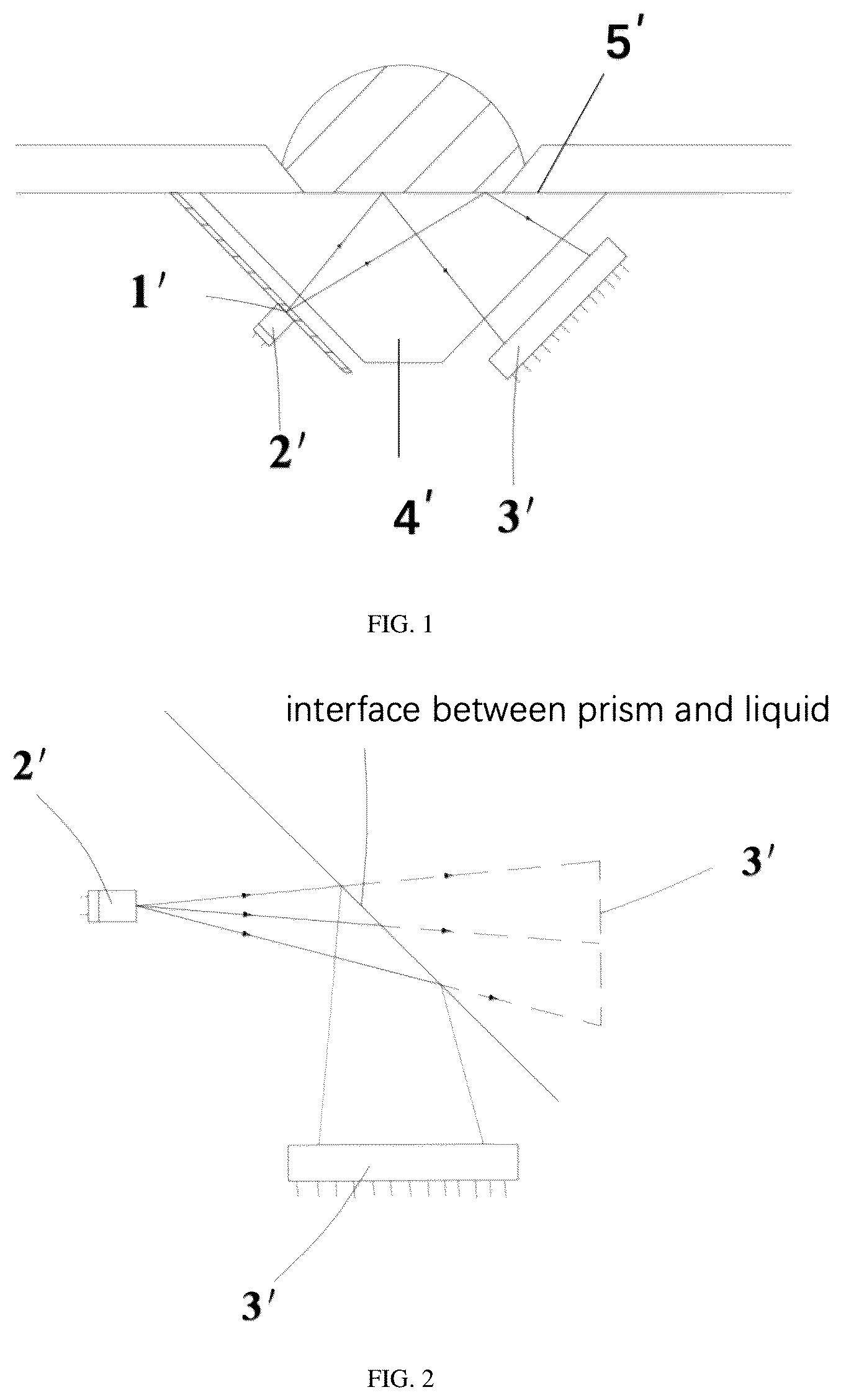 Patent US12613186 Figure 1 – Refractometer and method for measuring refractive index
