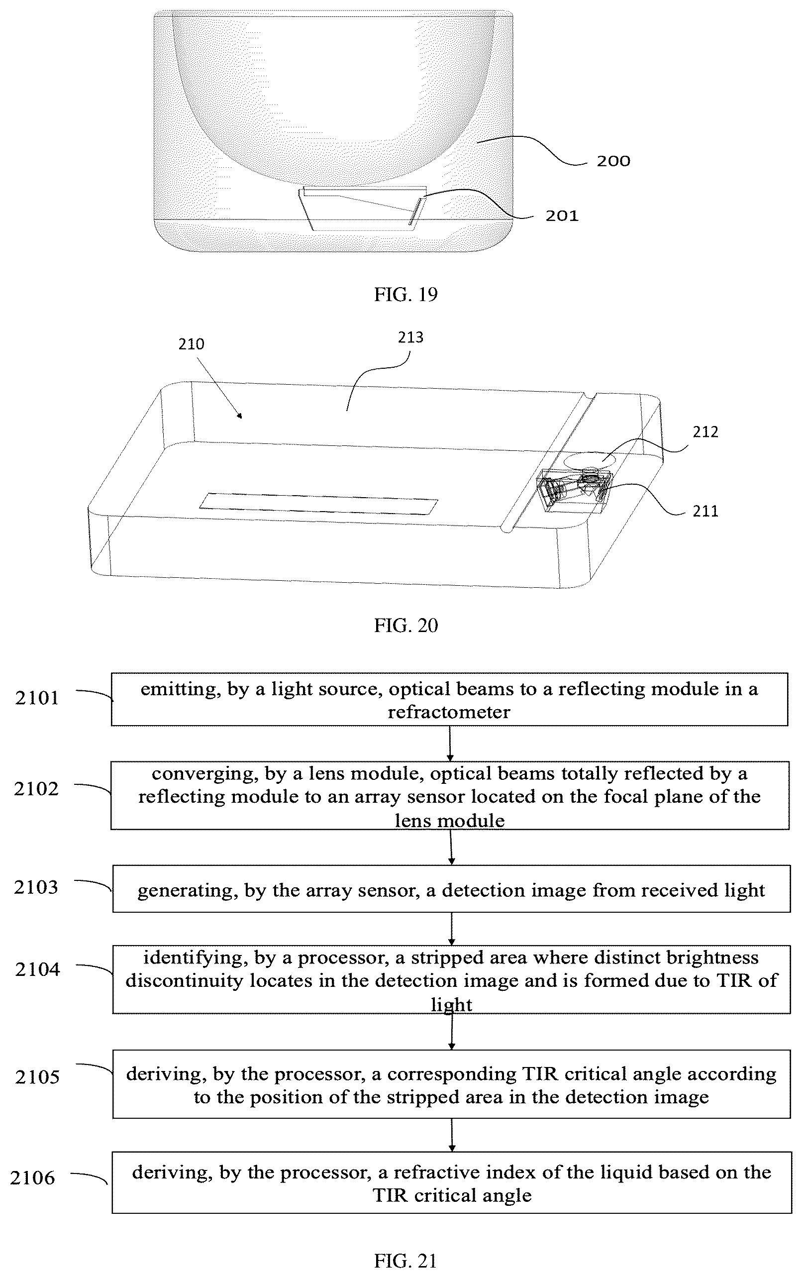 Patent US12613186 Figure 9 – Refractometer and method for measuring refractive index