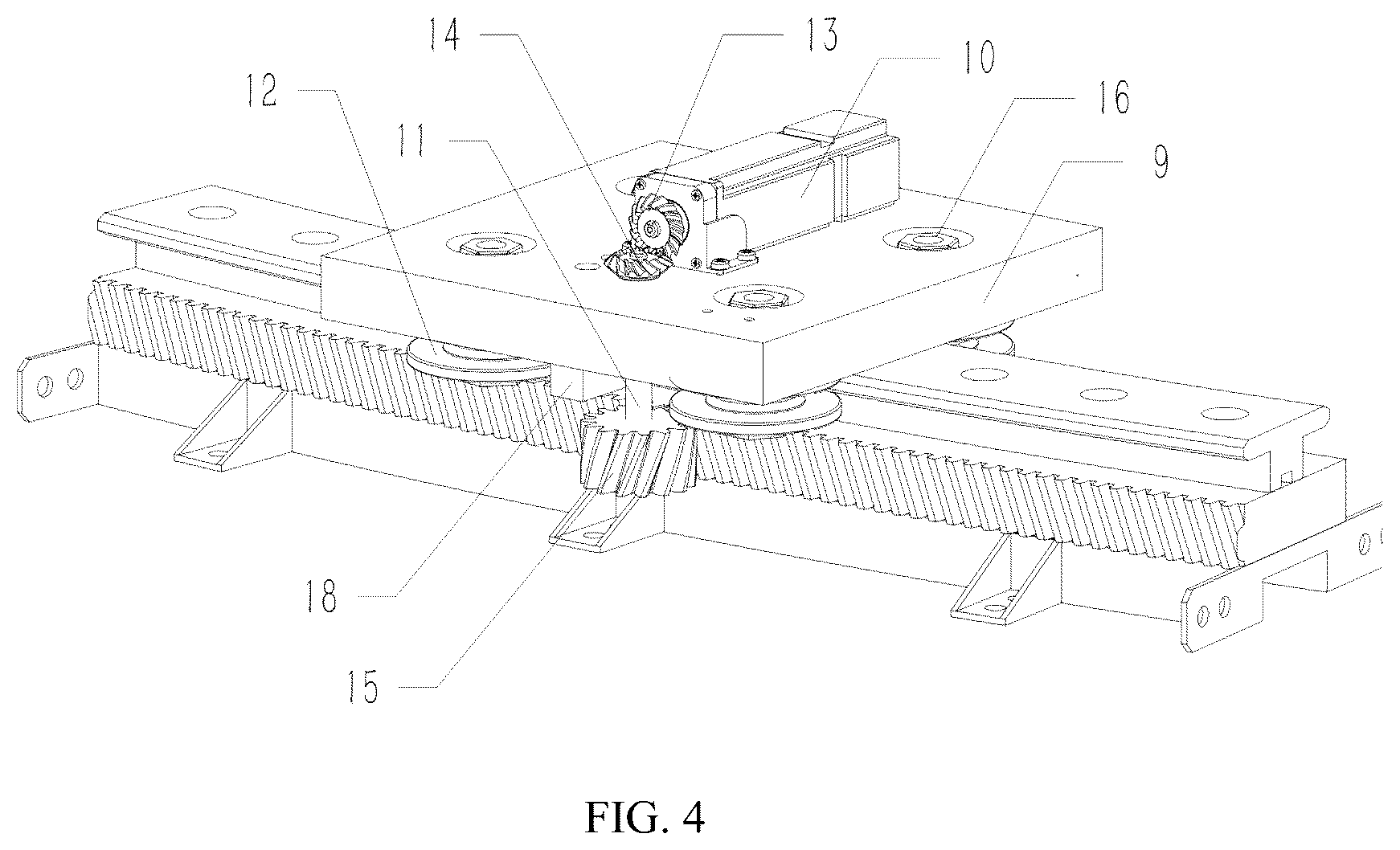 Patent US12613199 Figure 4 – Movable visual inspection device for shield machines