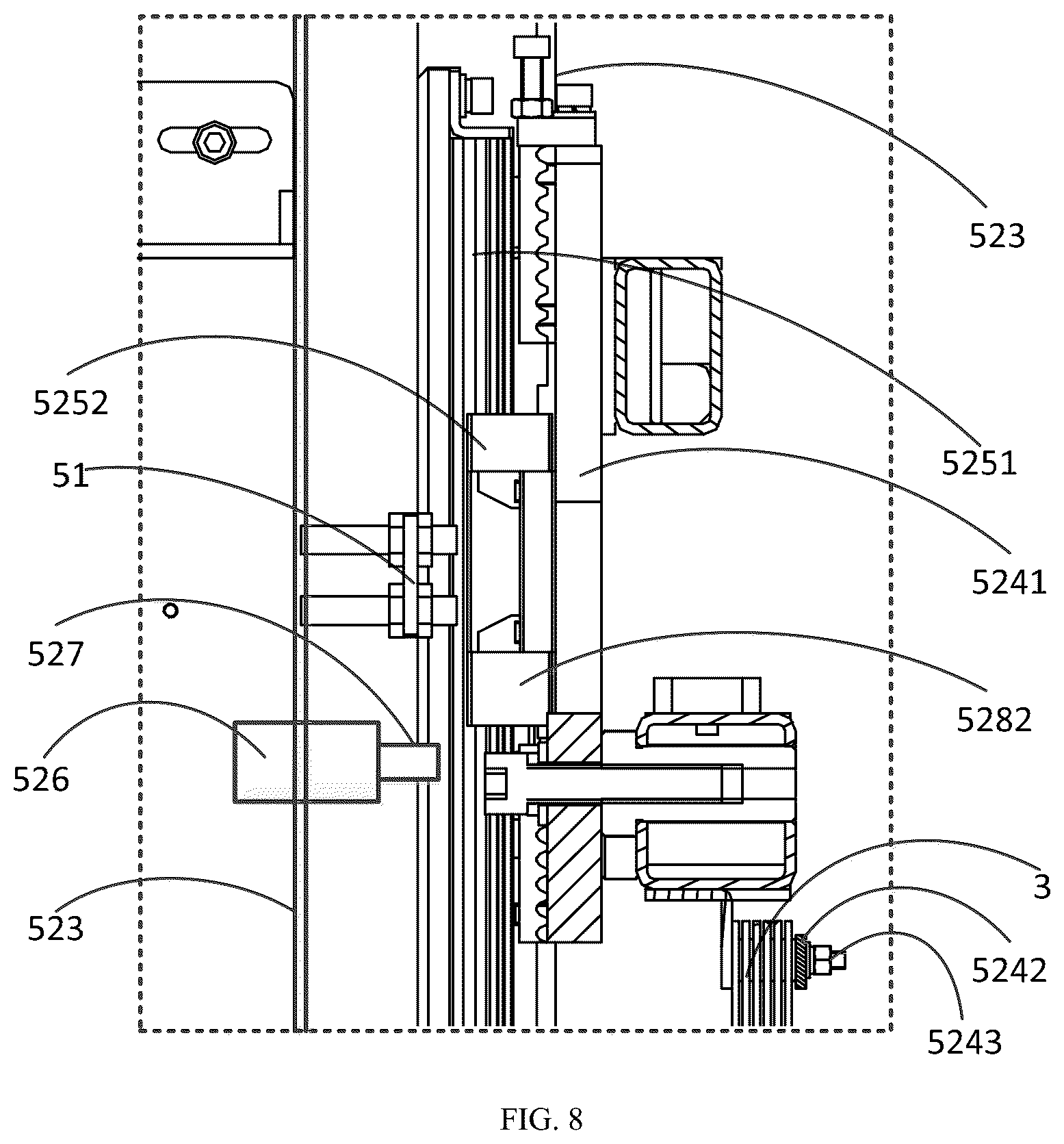Patent US12613201 Figure 8 – Radiographic inspection device and method of inspecting object