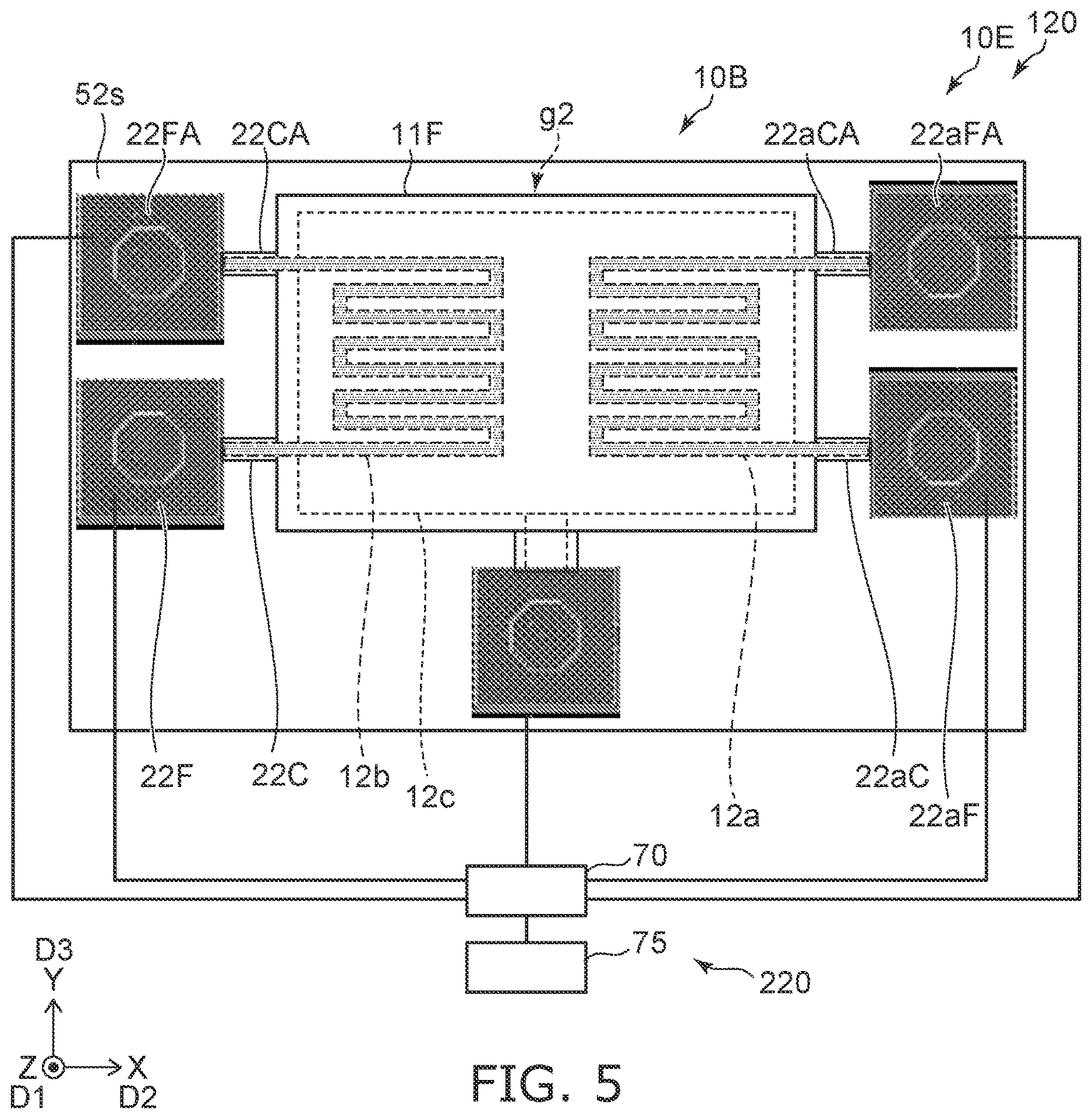 Patent US12613207 Figure 5 – Sensor and sensor system