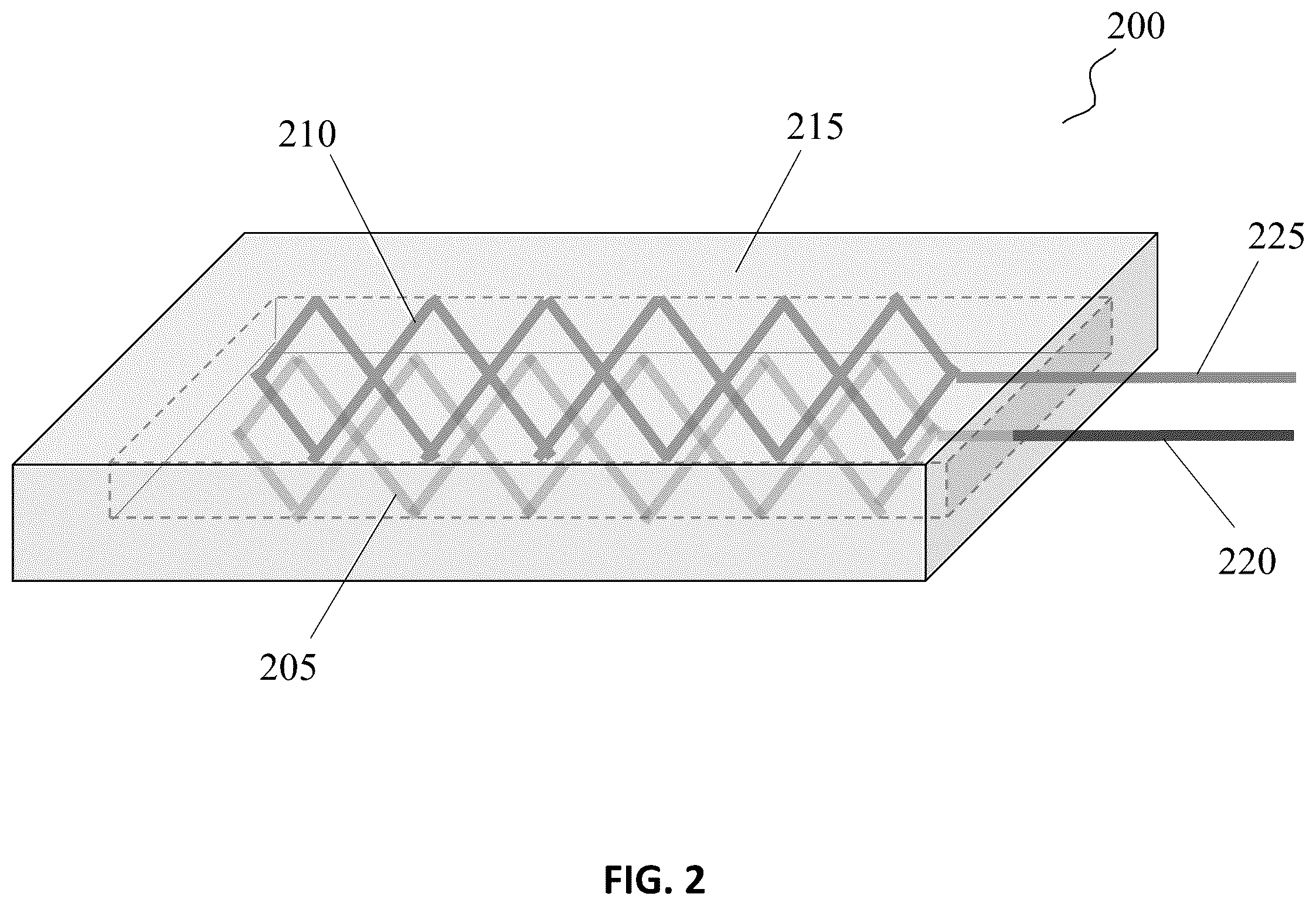 Patent US12613209 Figure 2 – Embedded sensor system for measurement and monitoring of the pore solution electrical resistivity in concrete materials and structures