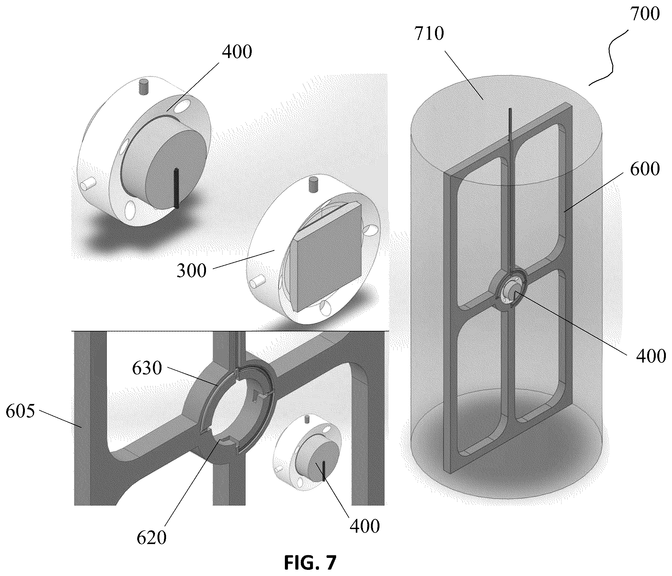 Patent US12613209 Figure 7 – Embedded sensor system for measurement and monitoring of the pore solution electrical resistivity in concrete materials and structures