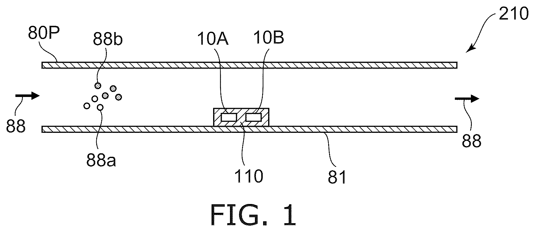 Patent US12613210 Figure 1 – Sensor system and gas system