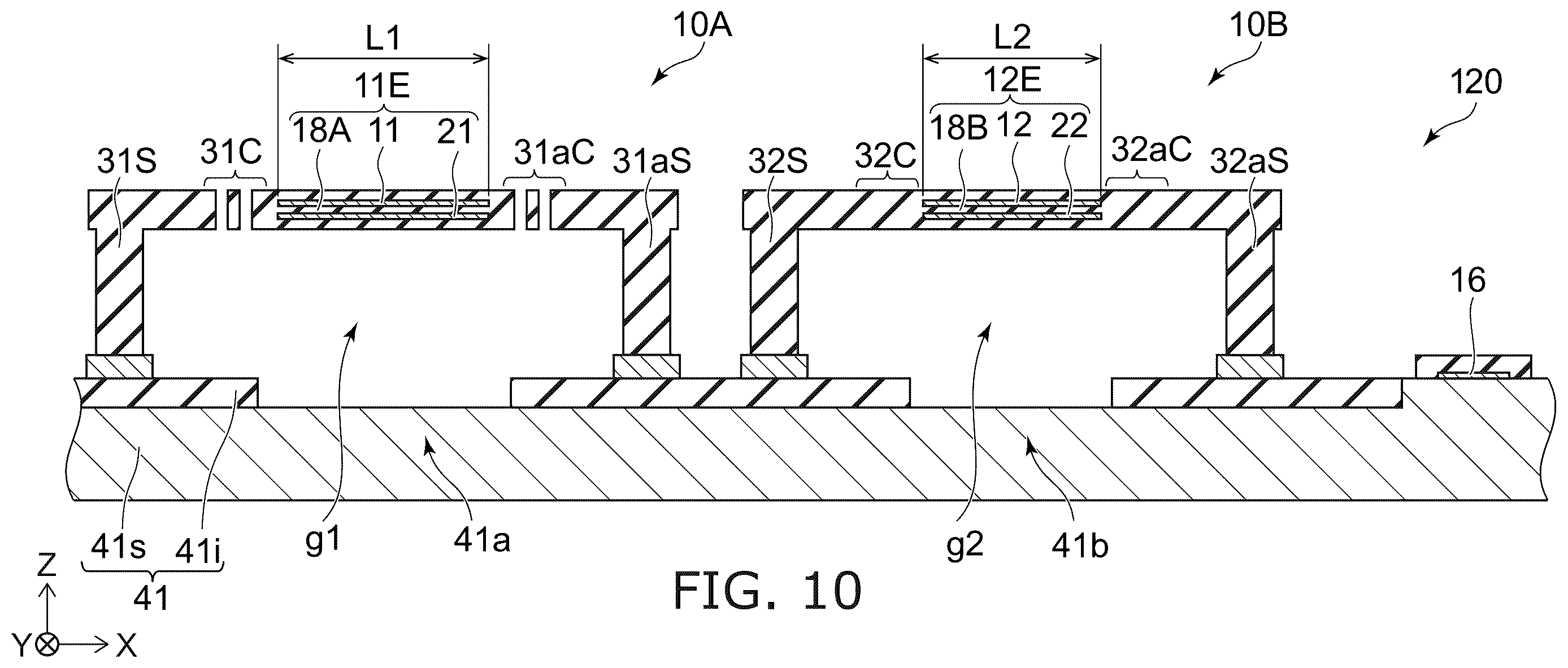 Patent US12613210 Figure 10 – Sensor system and gas system
