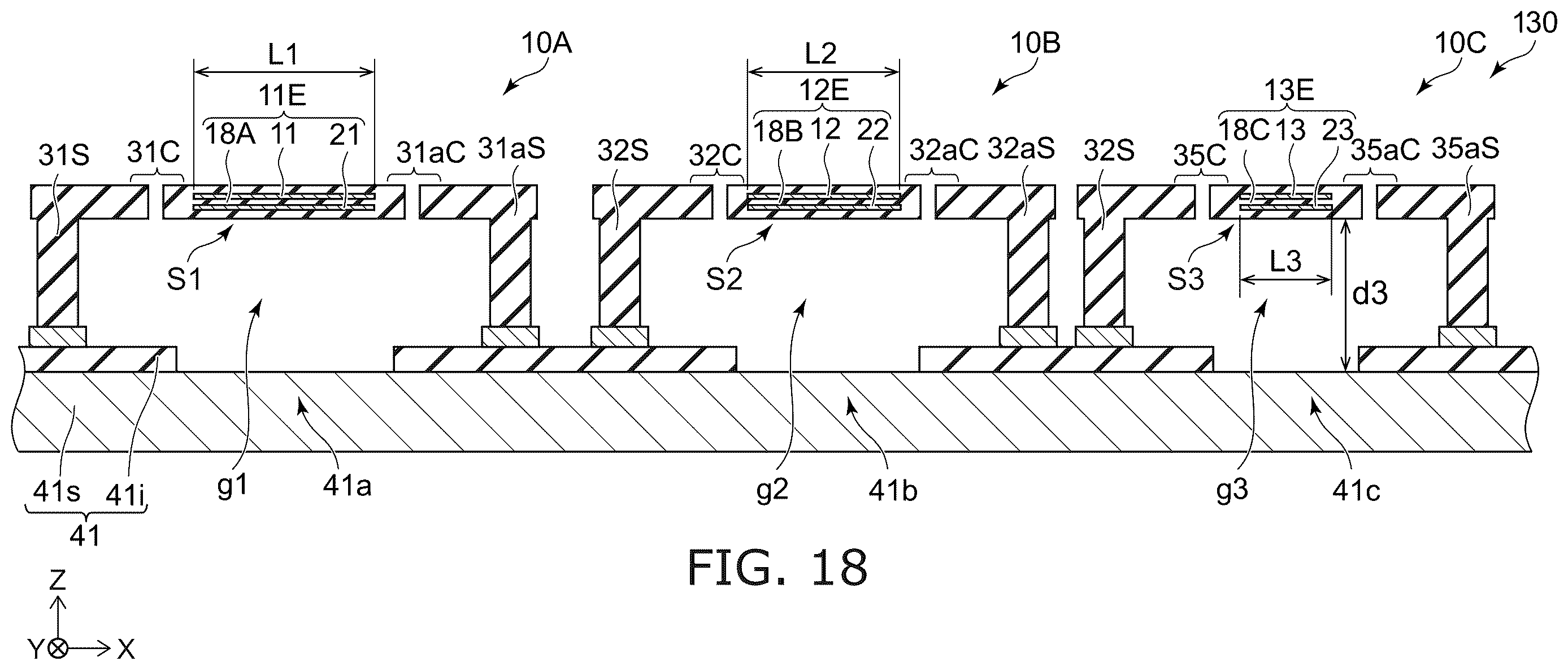 Patent US12613210 Figure 18 – Sensor system and gas system