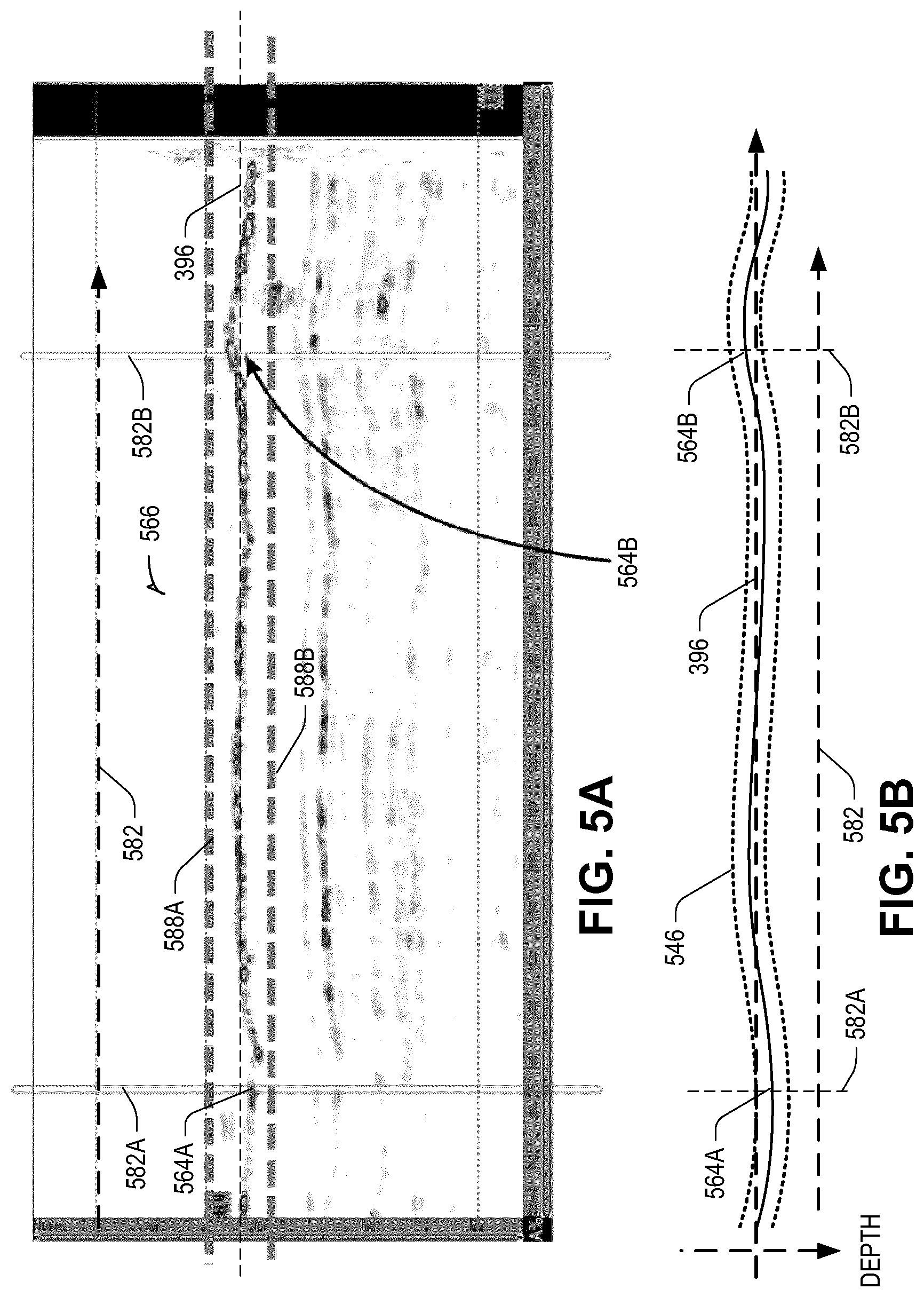 Patent US12613223 Figure 6 – Drift tracking for acoustic scan
