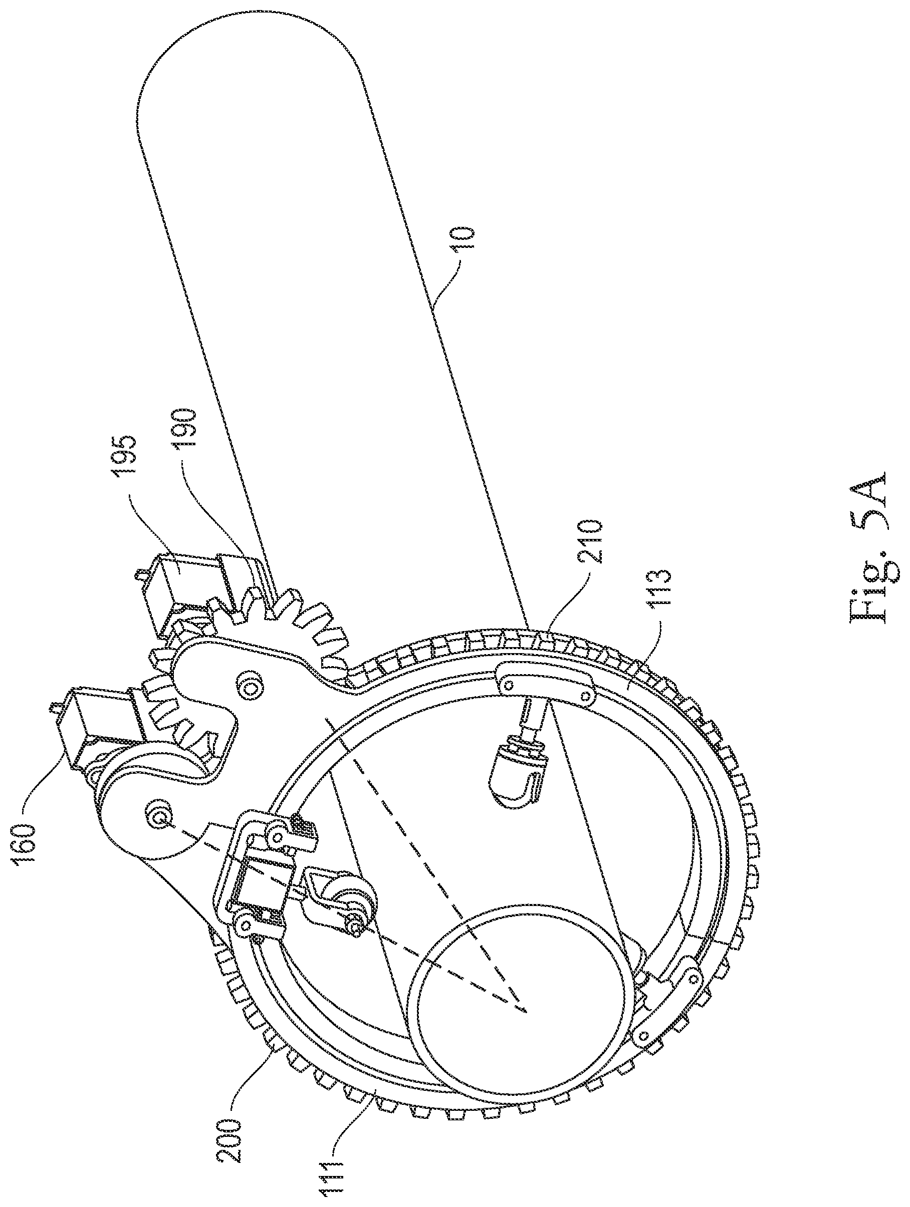 Patent US12613225 Figure 6 – Motorized cuffing mechanism for ultrasound inspection