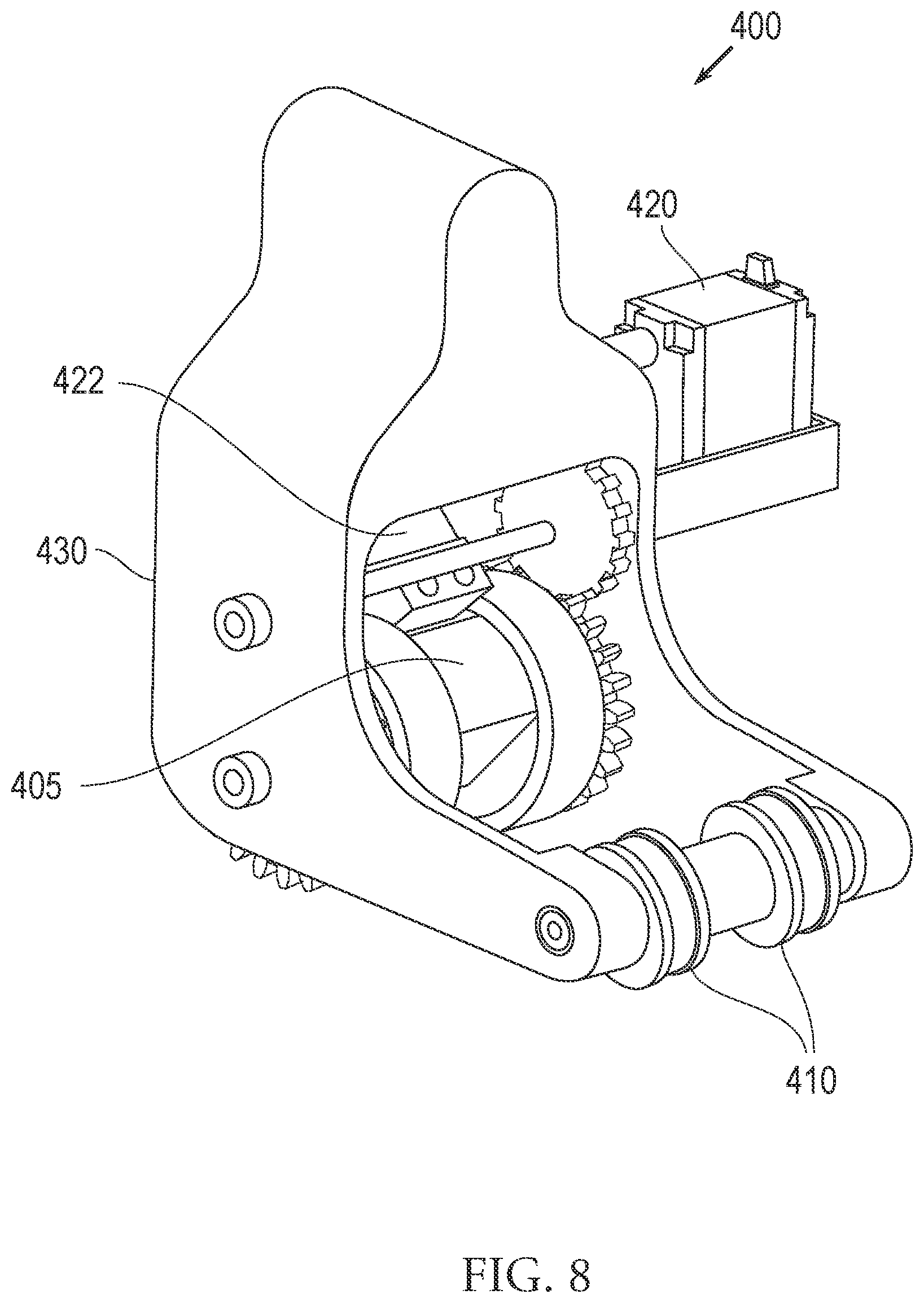 Patent US12613225 Figure 11 – Motorized cuffing mechanism for ultrasound inspection