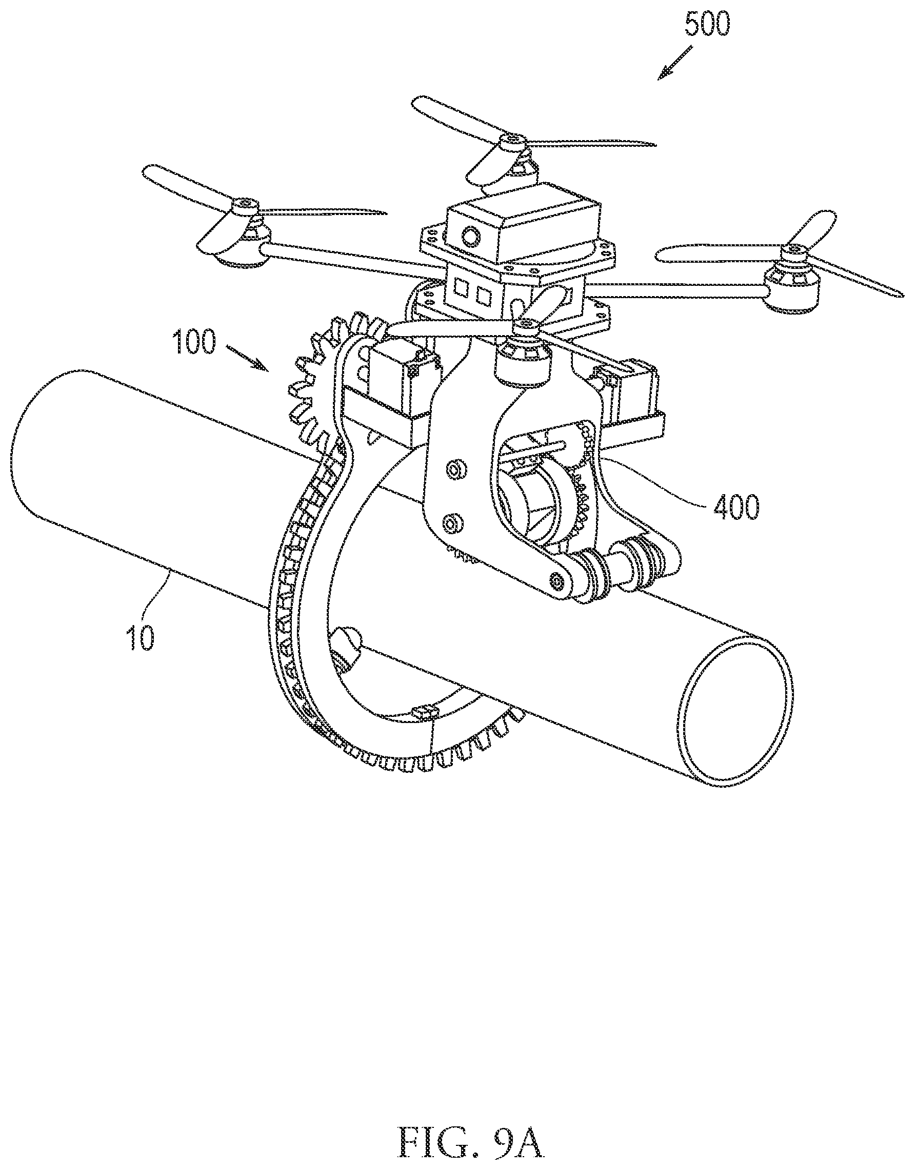 Patent US12613225 Figure 12 – Motorized cuffing mechanism for ultrasound inspection