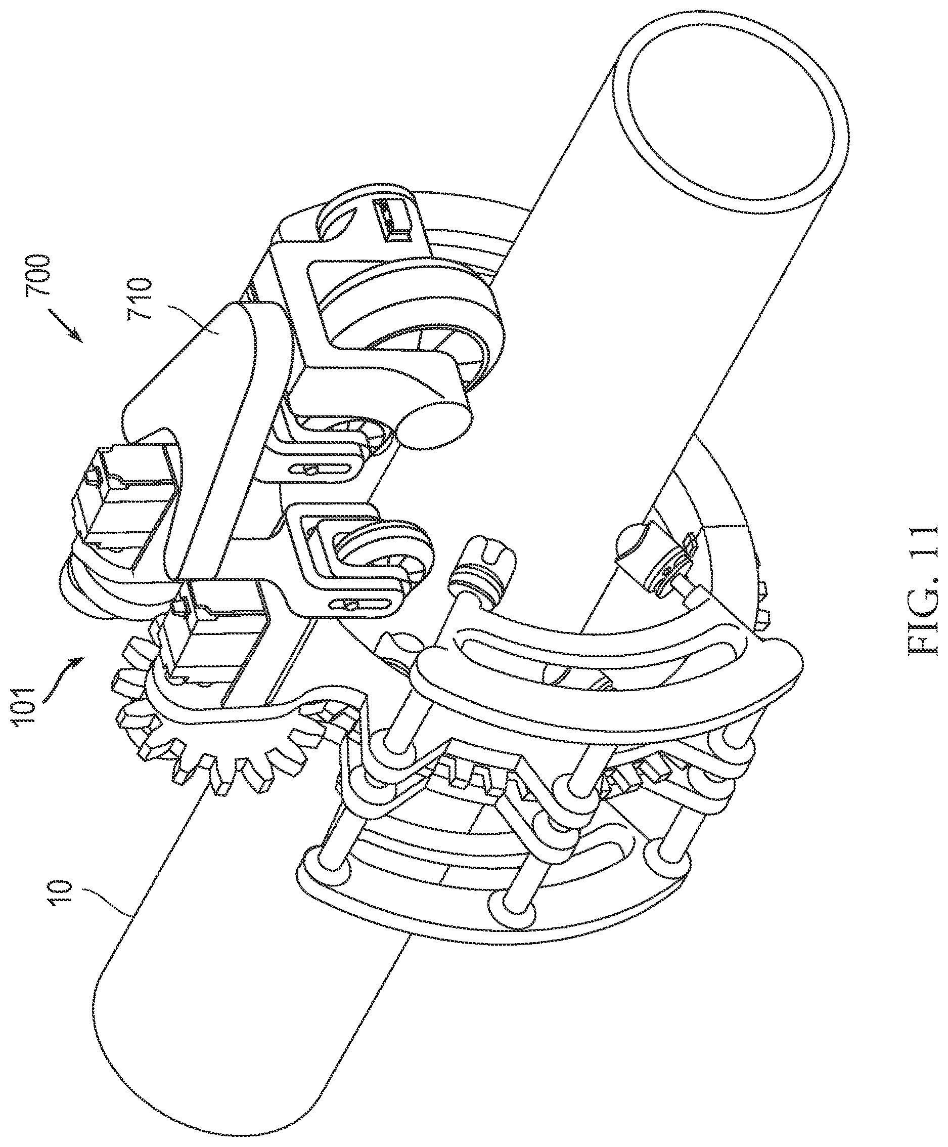 Patent US12613225 Figure 18 – Motorized cuffing mechanism for ultrasound inspection