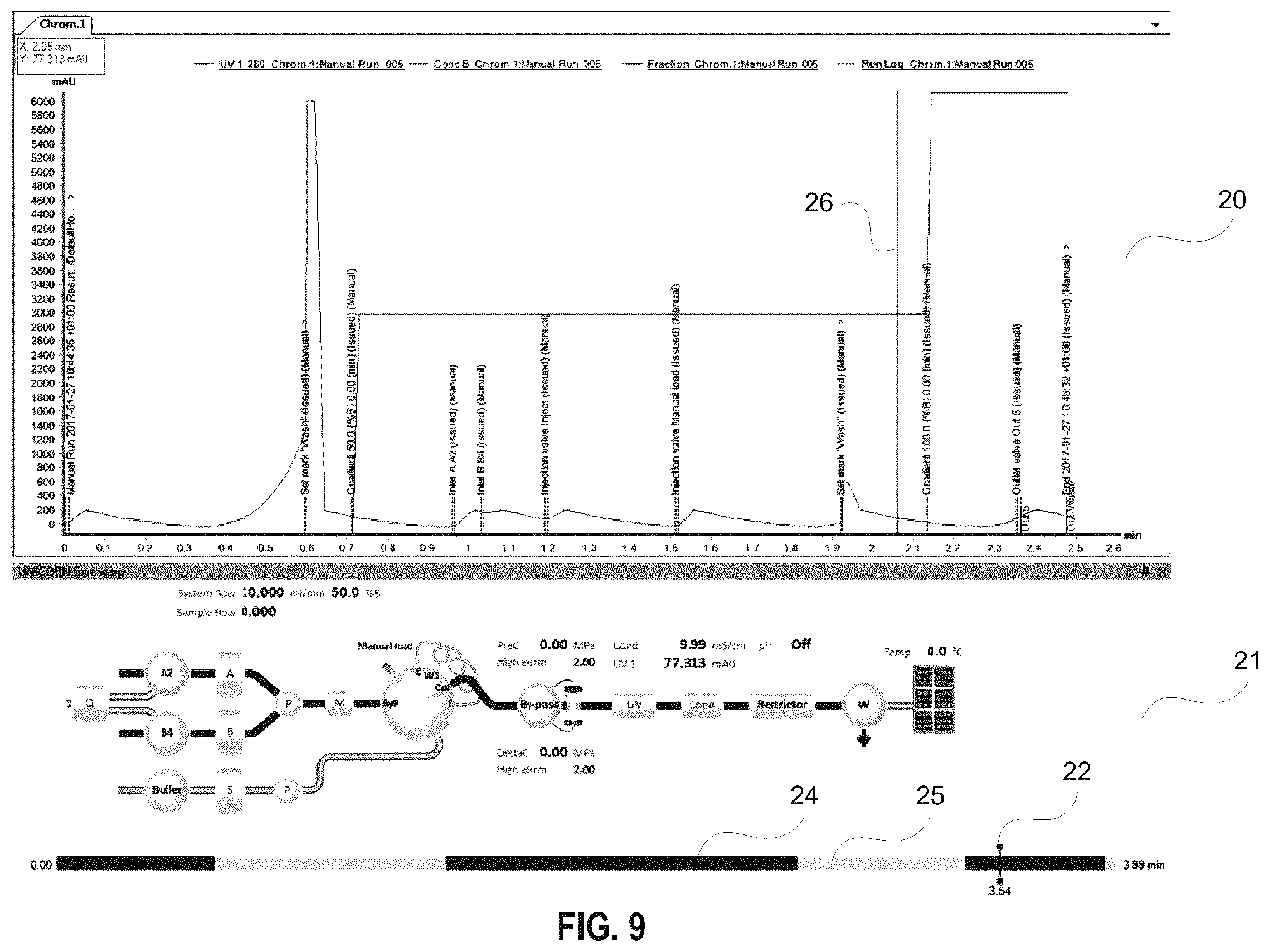 Patent US12613227 Figure 9 – Method in bioprocess purification system