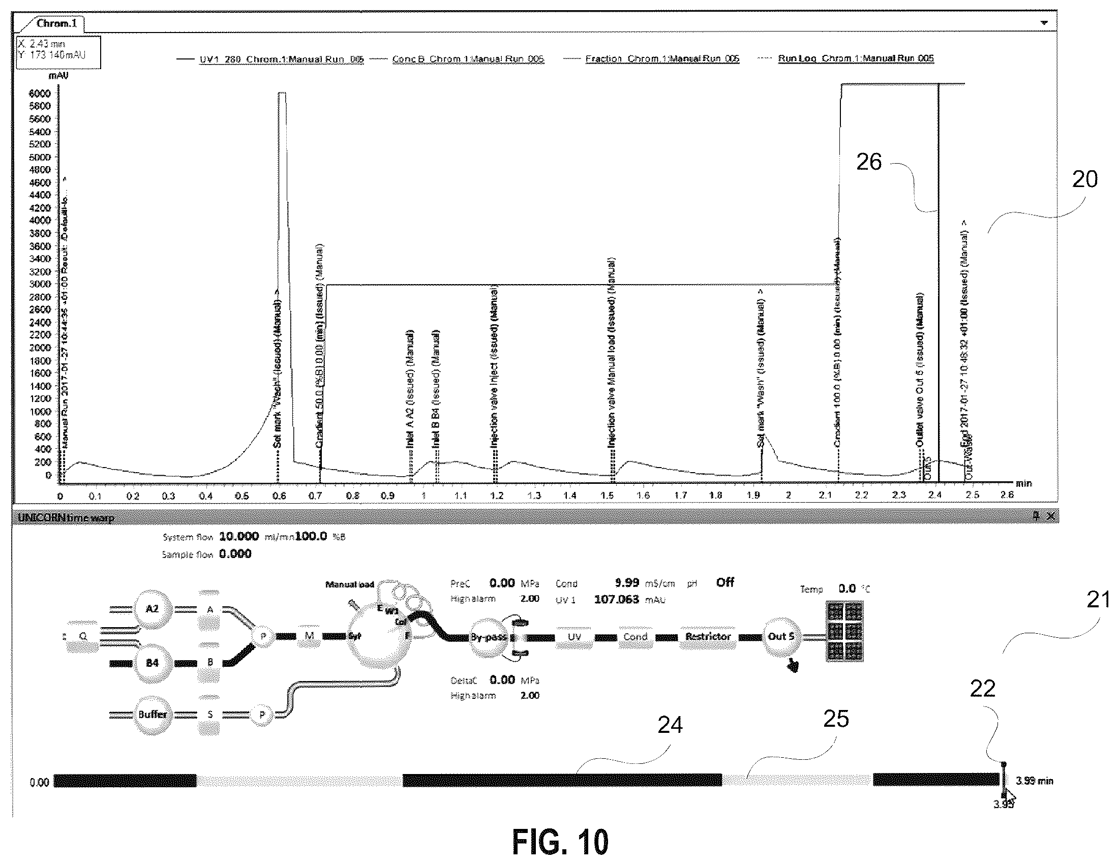 Patent US12613227 Figure 10 – Method in bioprocess purification system