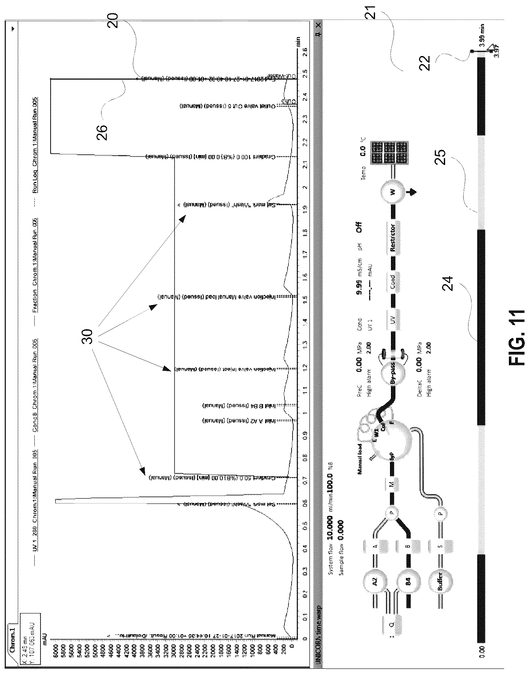 Patent US12613227 Figure 11 – Method in bioprocess purification system