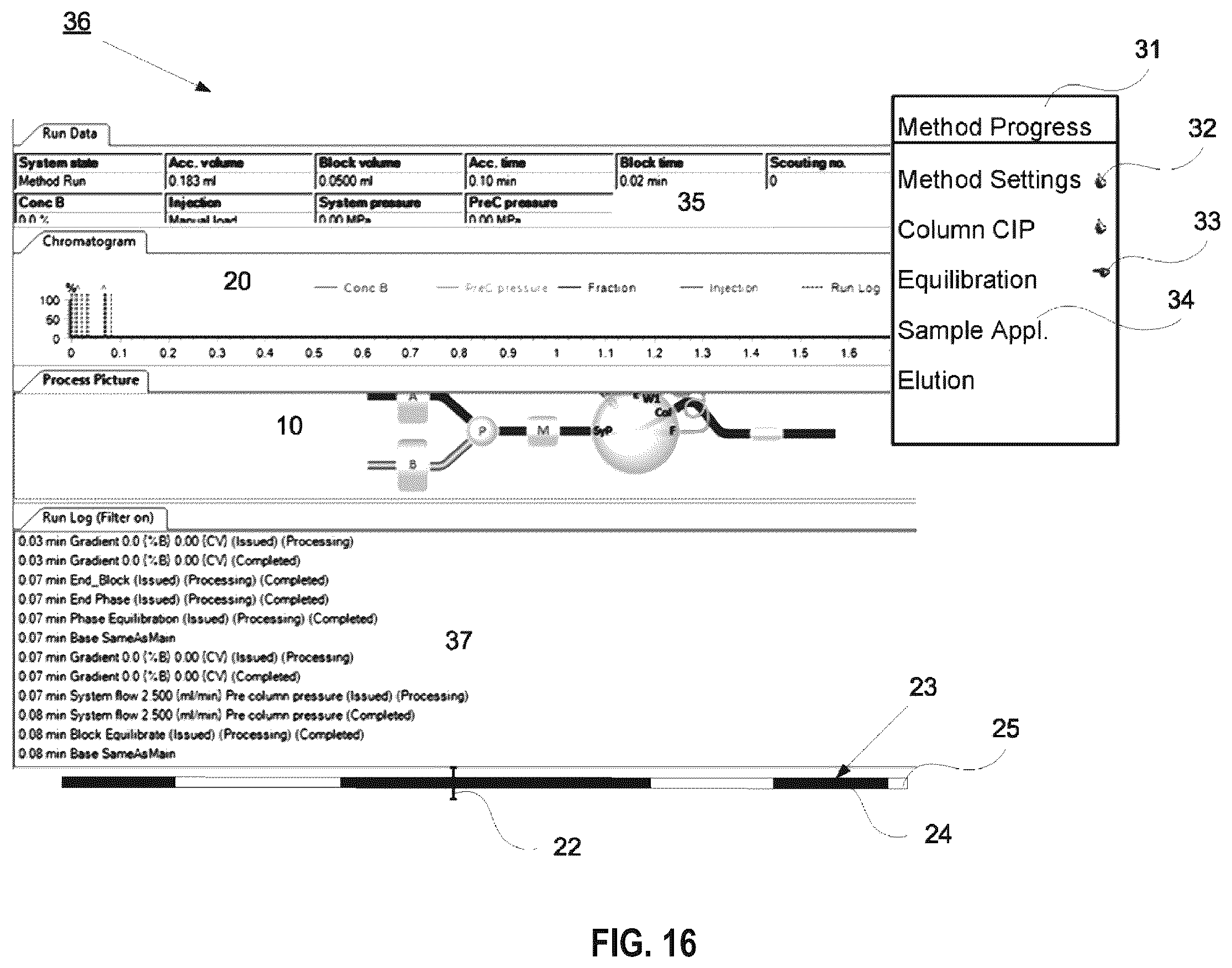 Patent US12613227 Figure 16 – Method in bioprocess purification system