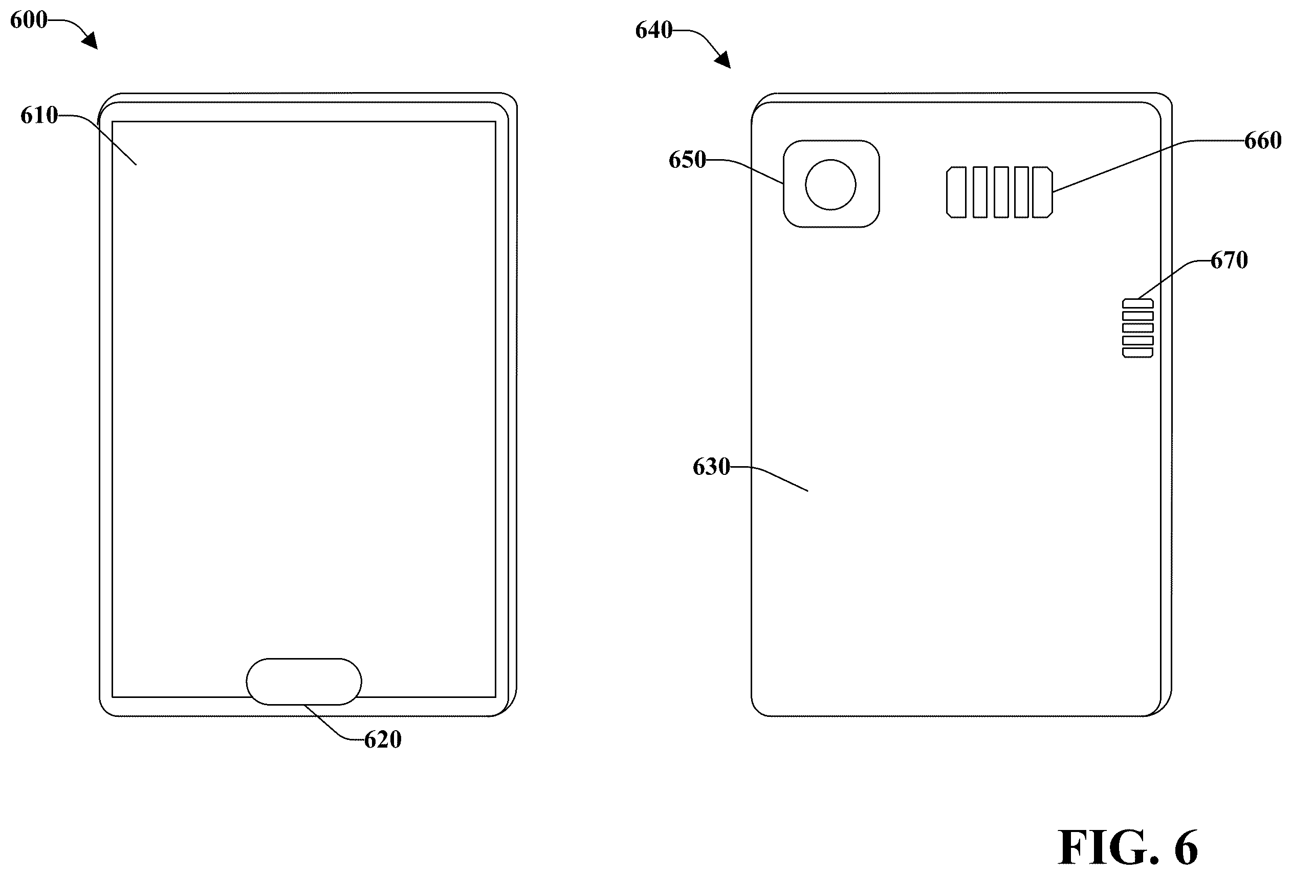 Patent US12613229 Figure 6 – Mobile communications device with electronic nose