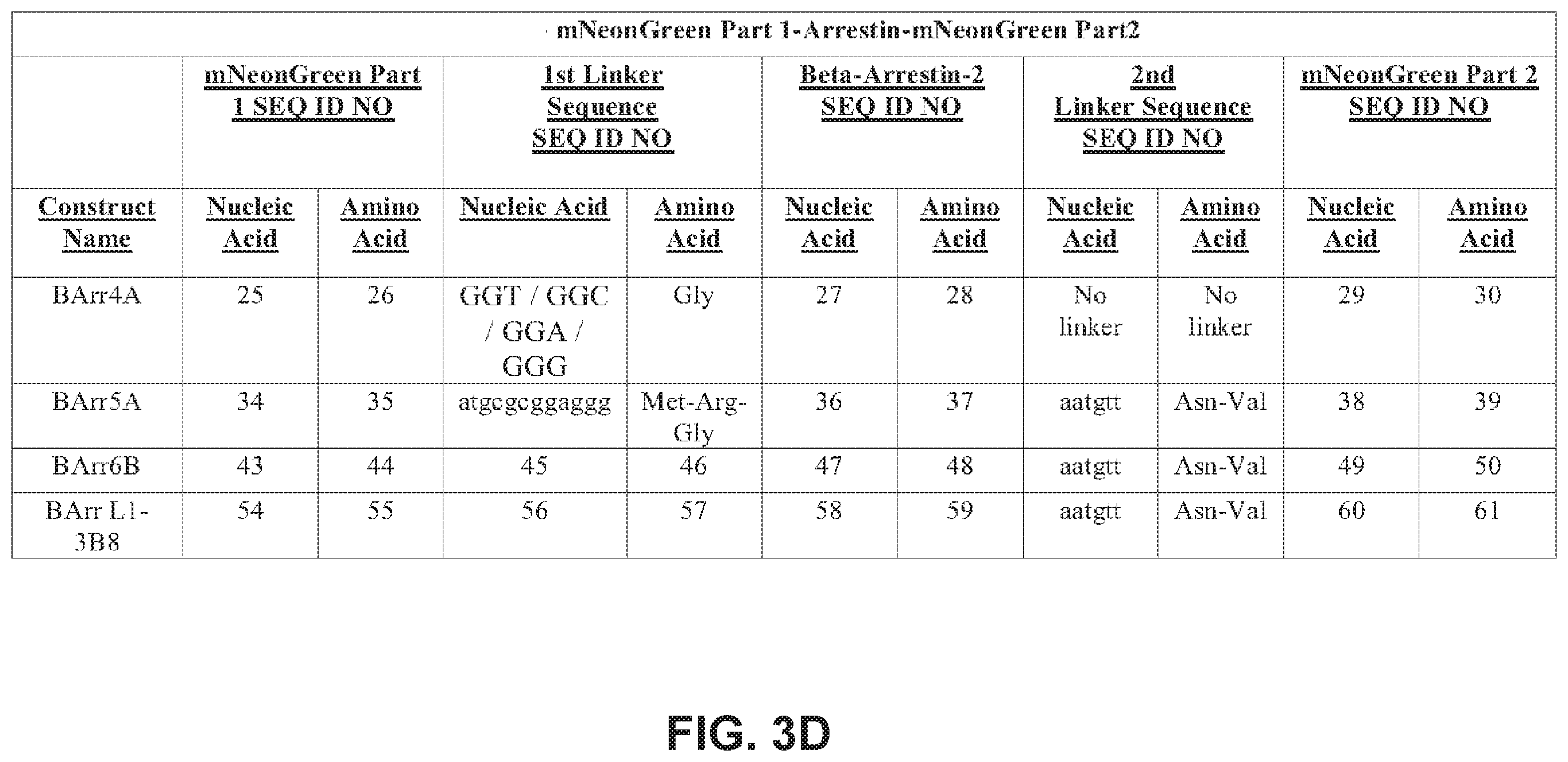 Patent US12613237 Figure 4 – Biosensors for detecting arrestin signaling