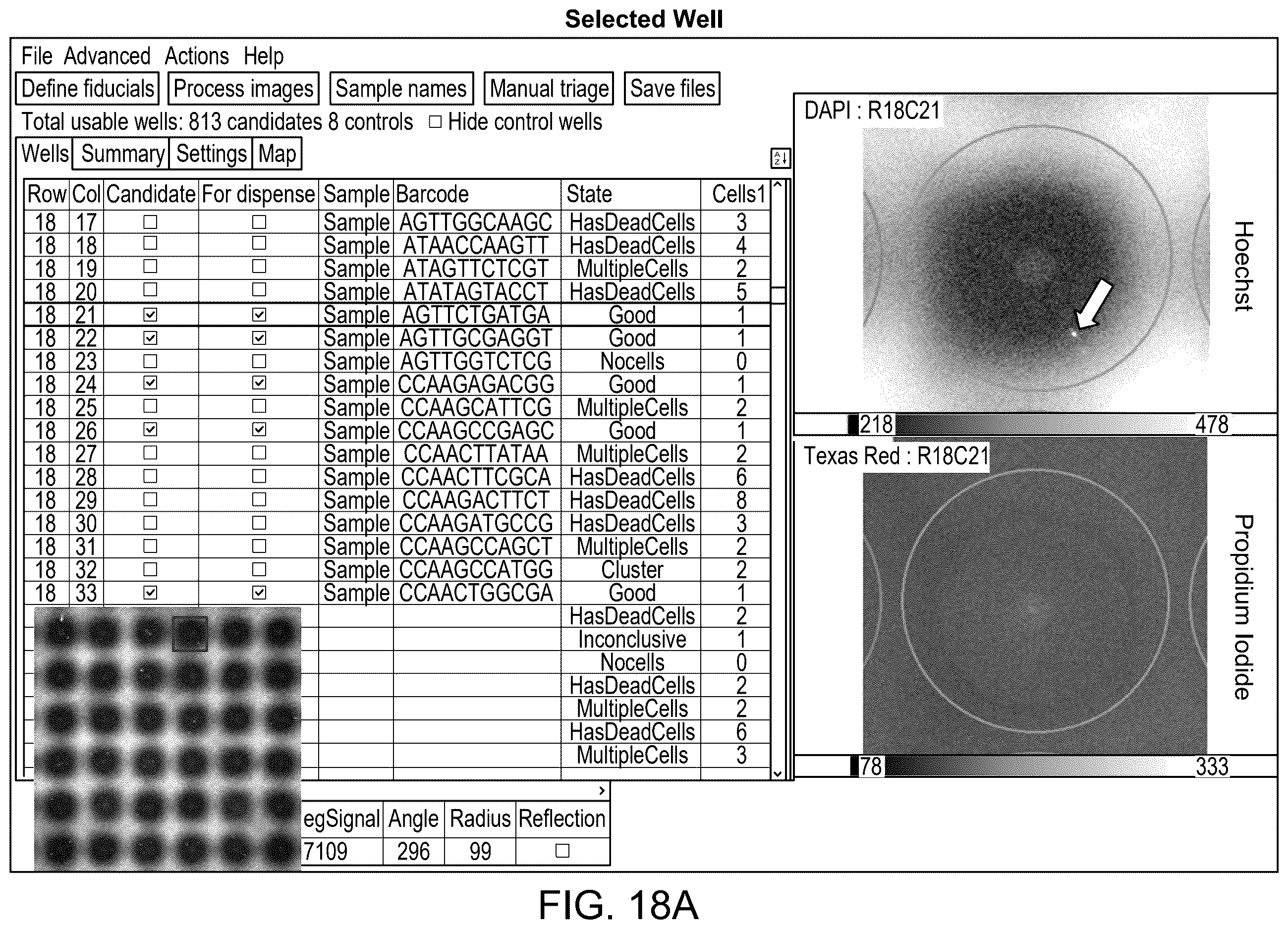 Patent US12613244 Figure 18 – Method for rapid accurate dispensing, visualization and analysis of single cells
