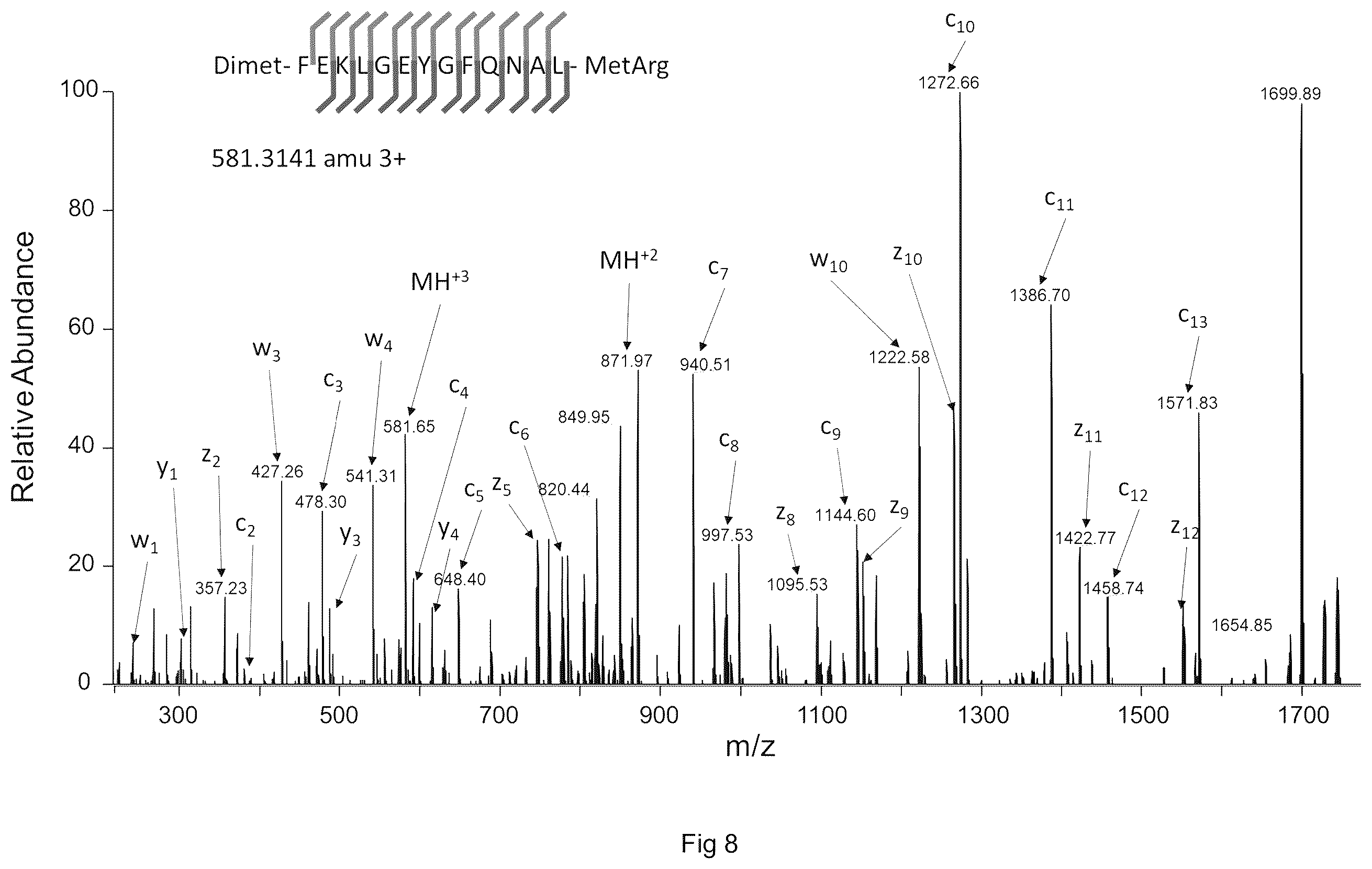 Patent US12613247 Figure 13 – Labelling method to distinguish isobaric amino acids and amino acid combinations